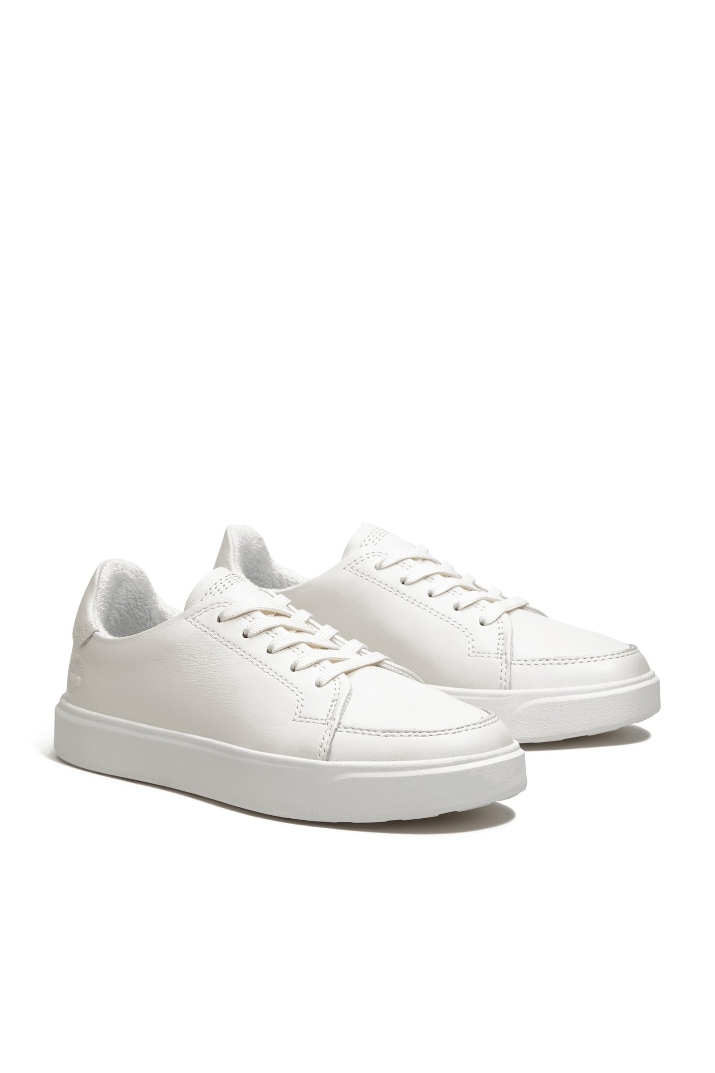 EMERSON STREET LOW LACE UP SNEAKER WHITE FULL GRAIN 5