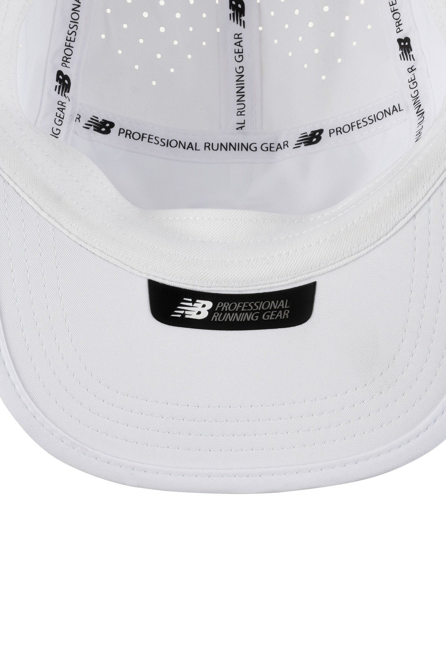 UNISEX 5 PANEL PRO RUN HAT WHITE (WT) 3