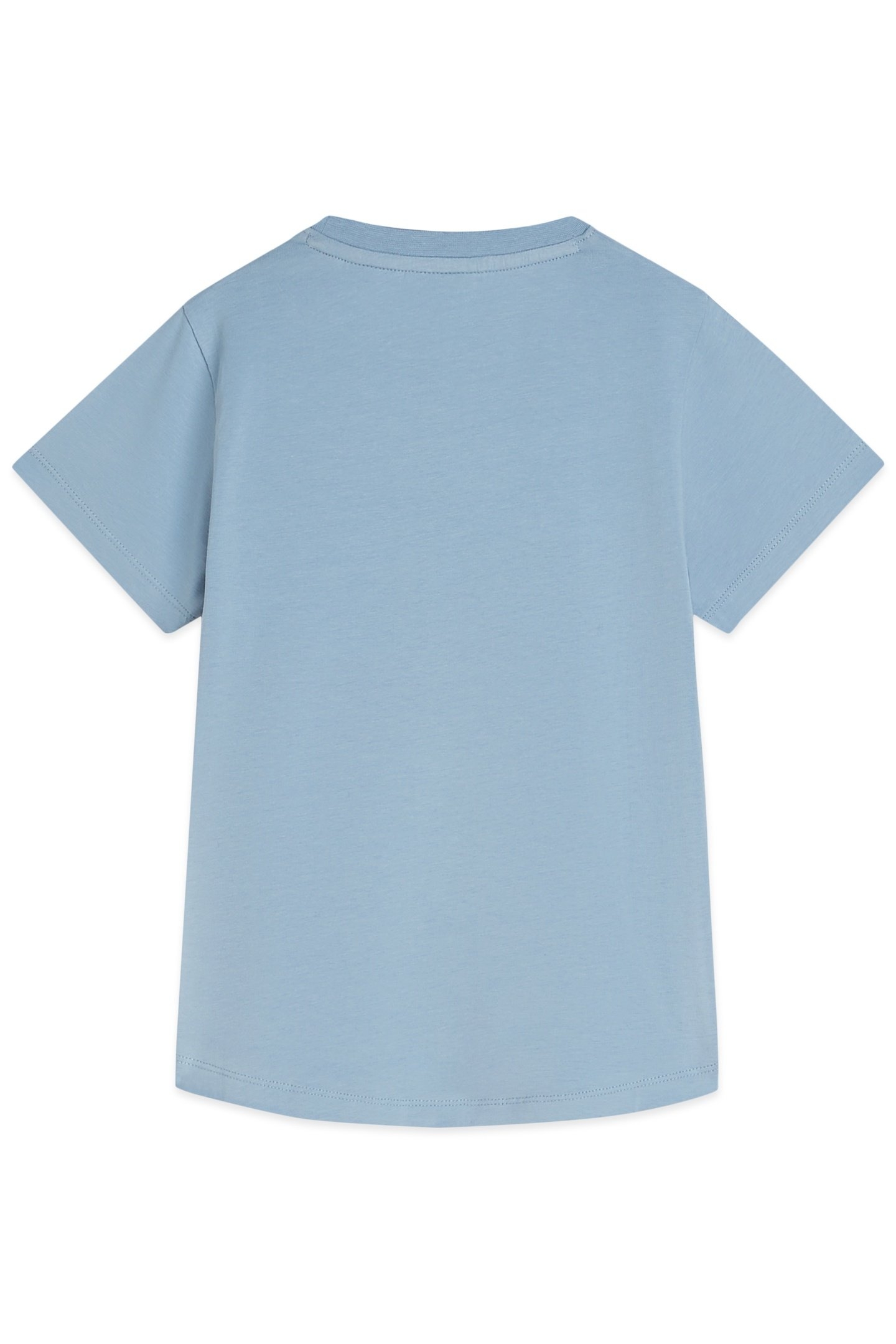GIRLS BABY SHORT SLEEVE TEE SKY/PEWTER 2