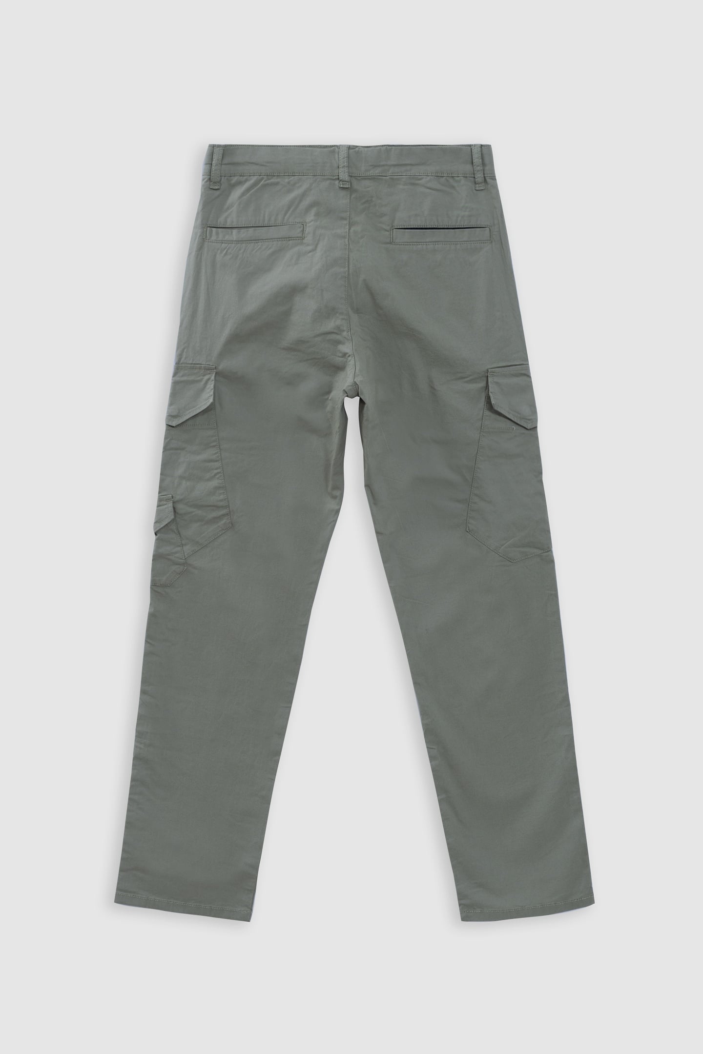BATTLE KHAKI CARGO PANTS WITH ZIP POCKET 2