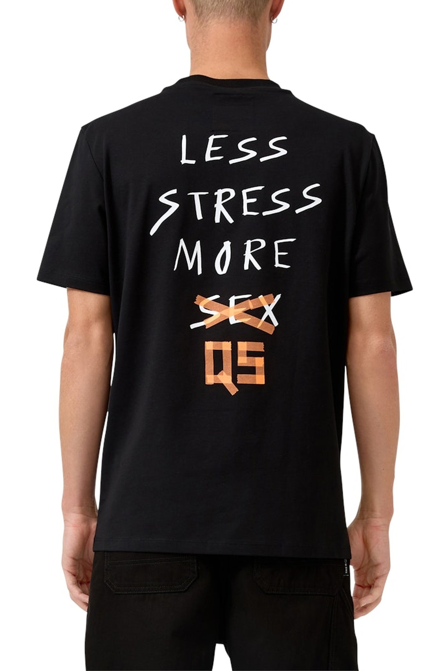 S.OLIVER-QS T-SHIRTS BLACK 3