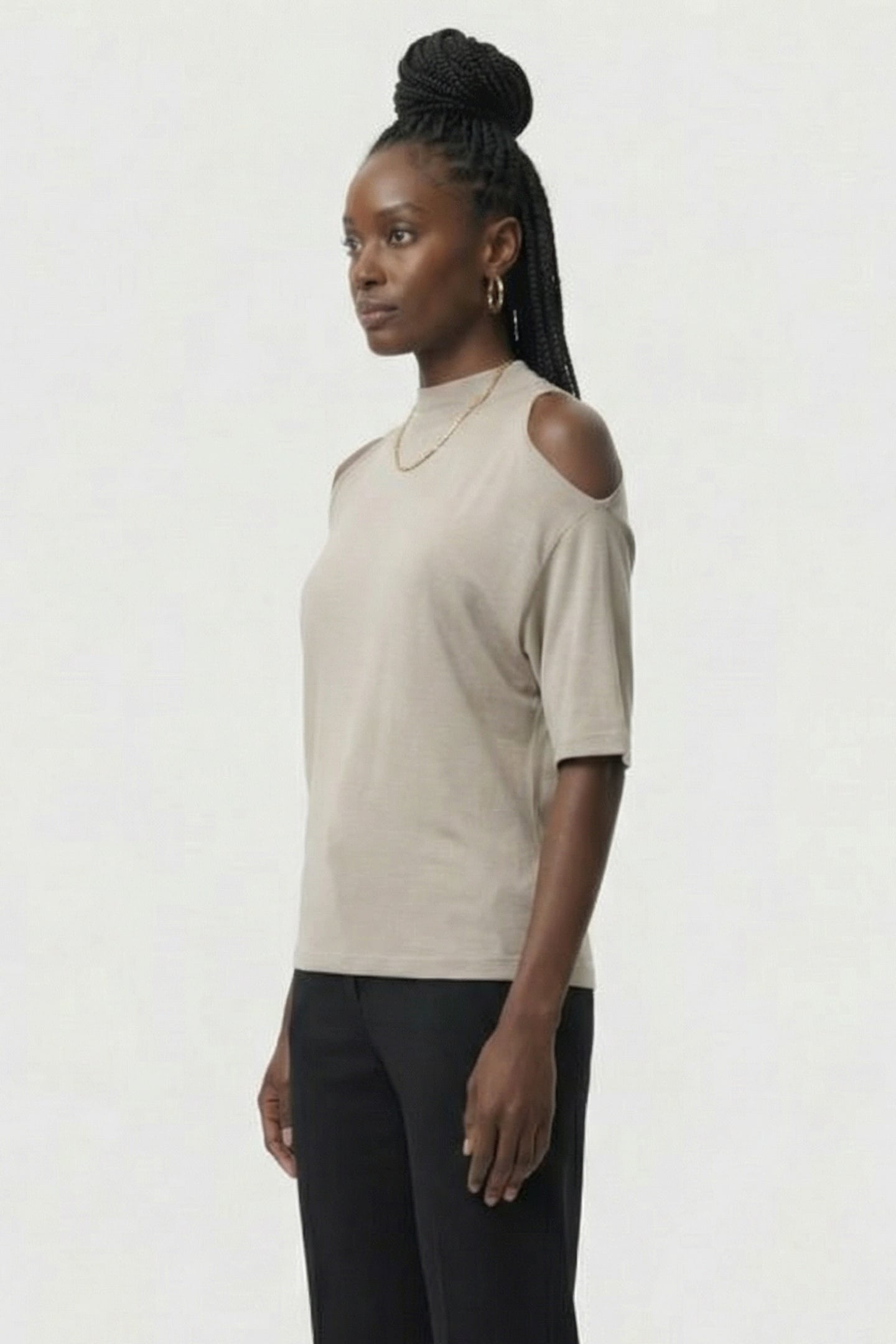 FLORAM T-SHIRT STONE GREY 3