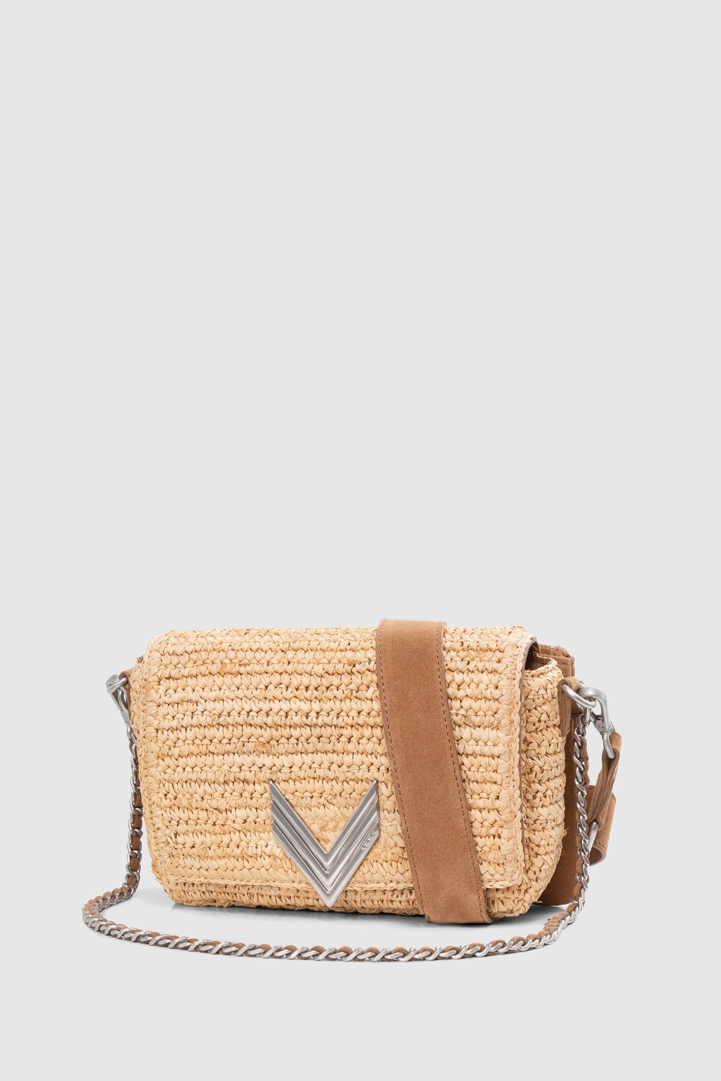 THE 111 BAMBOO BEACH CAMEL MIX RAFFIA AND SUEDE FOR WOMEN 4