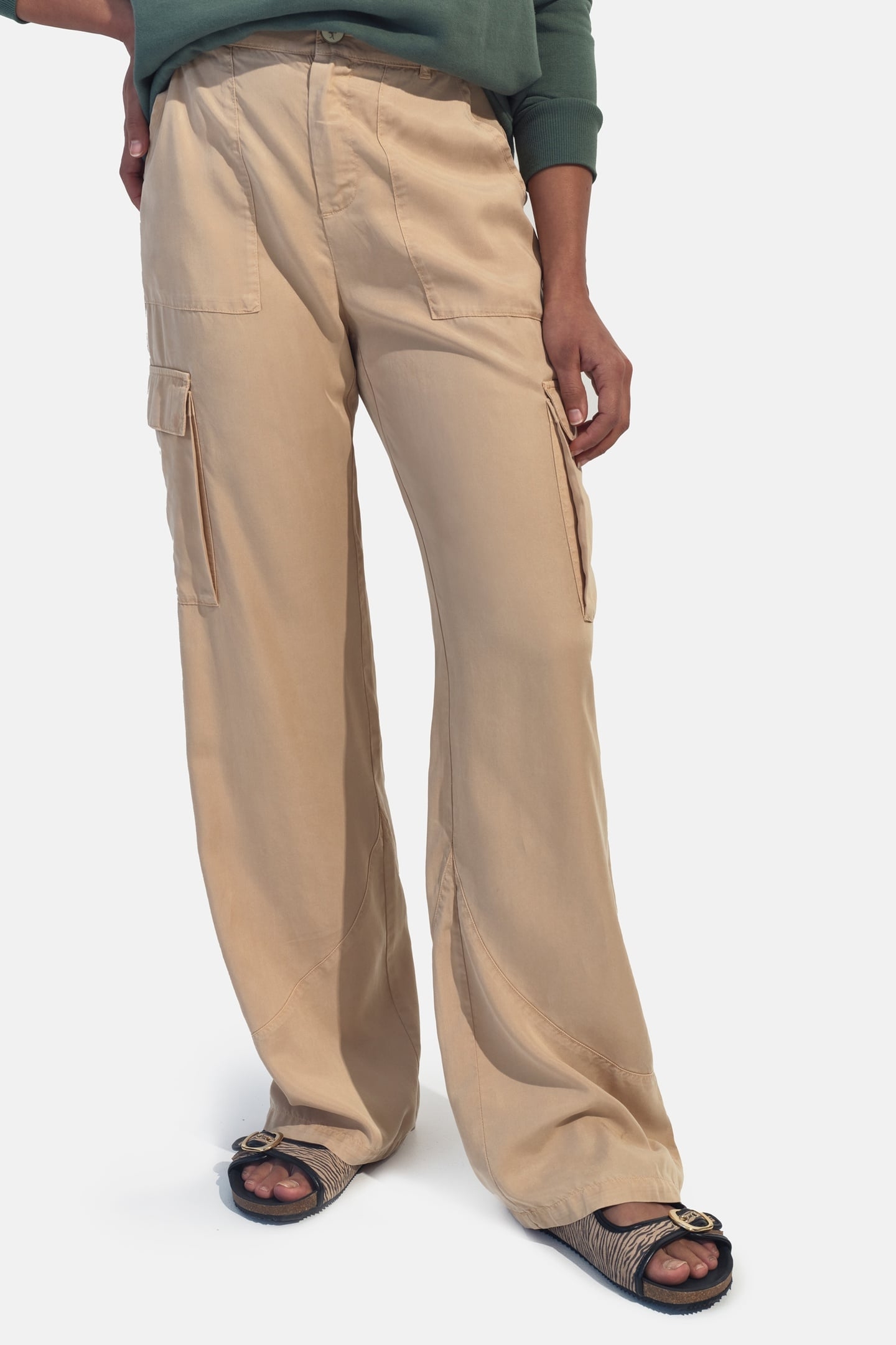 PARA - BATTLE PANTS BEIGE 7/8 1
