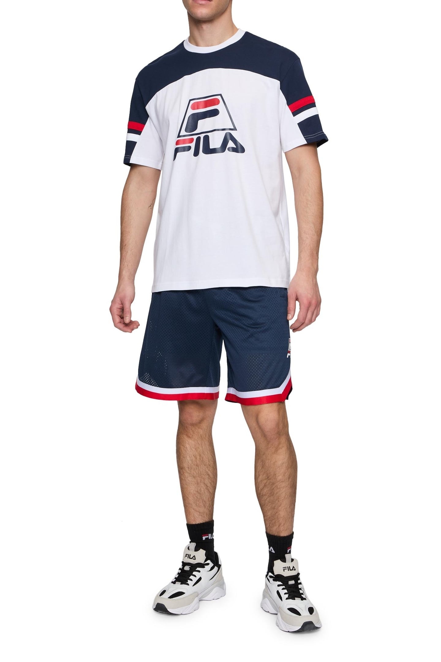 LONDERZEEL TEE BRIGHT WHITE-BLACK IRIS 1