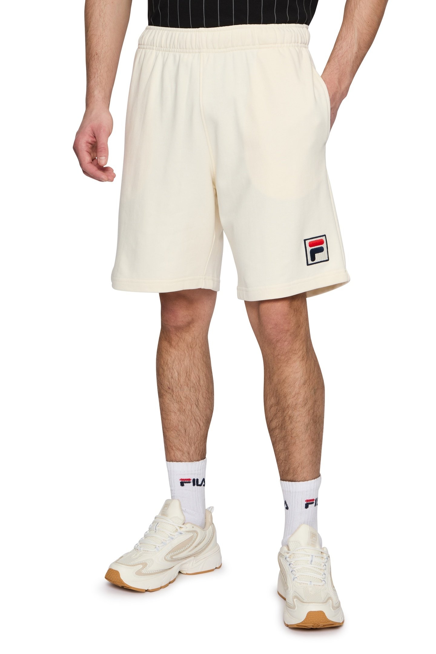 UNISEX BEDFORD LOOSE SHORTS ANTIQUE WHITE 1