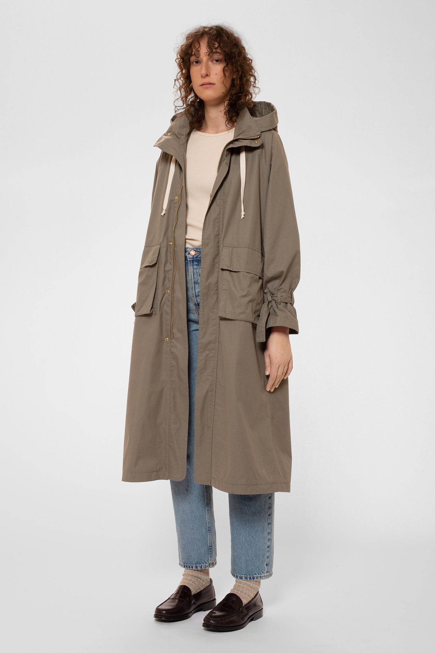 BARBRO PARKA PALE OLIVE 1