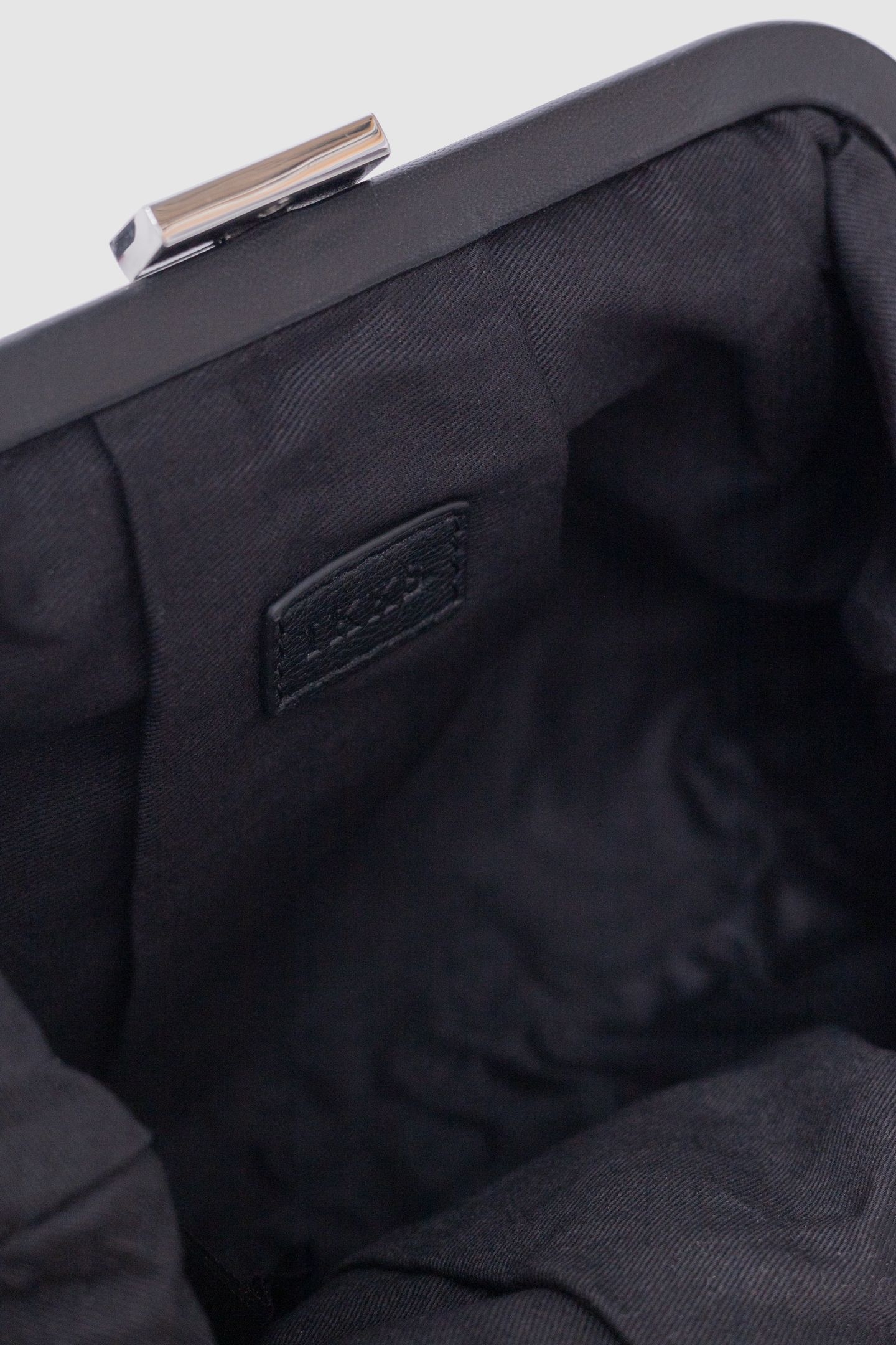 BLACK SEQUIN CLUTCH BAG WITH REMOVABLE HANDLE 5