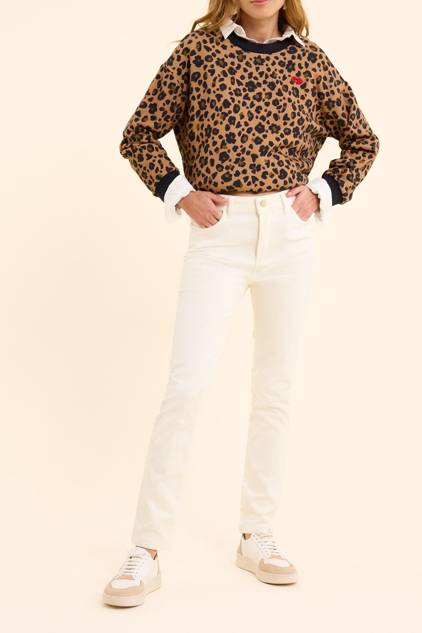 OFF-WHITE SKINNY JEANS CAROLE OFF-WHITE 2