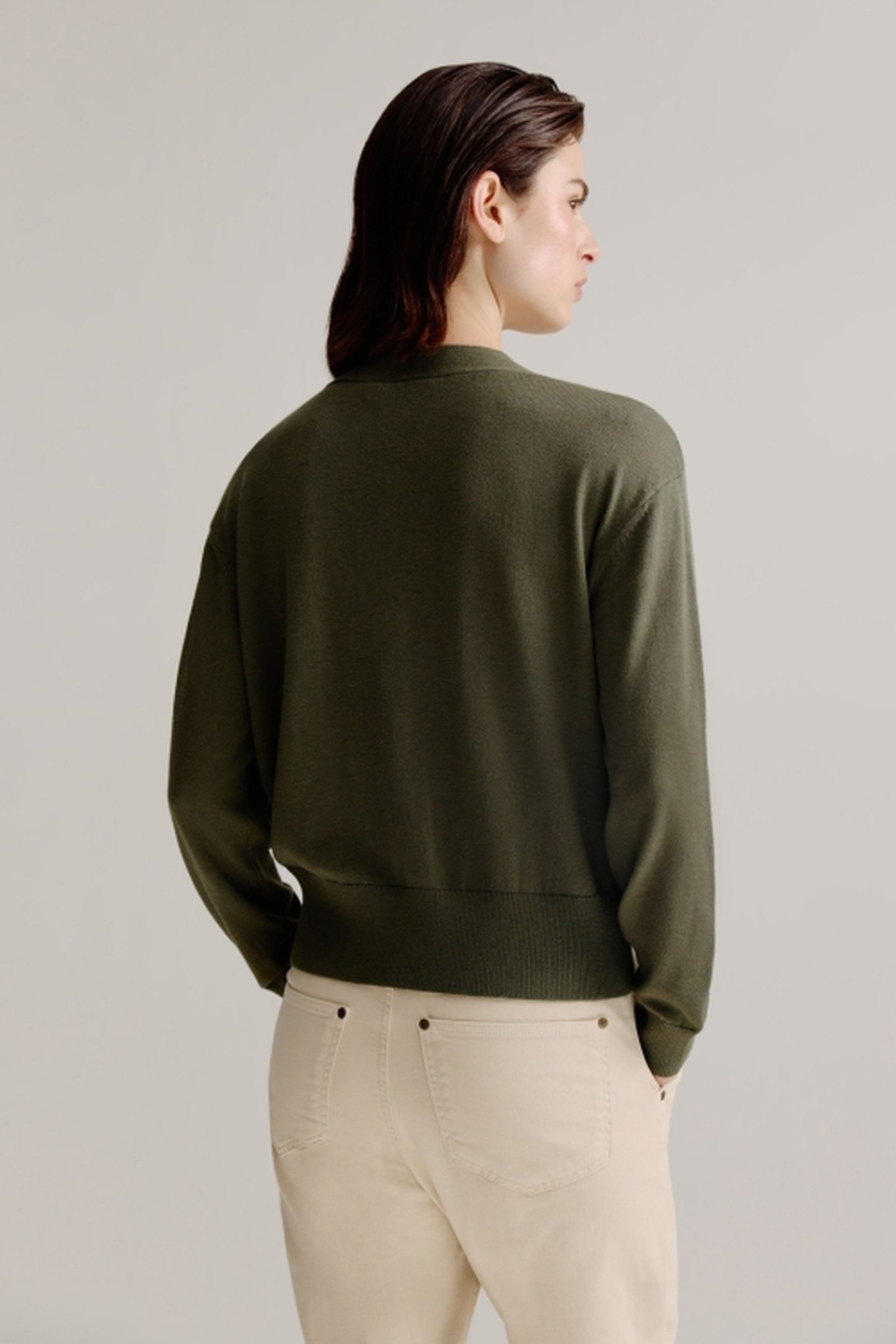 AUGUST CARDIGAN PESTO 3