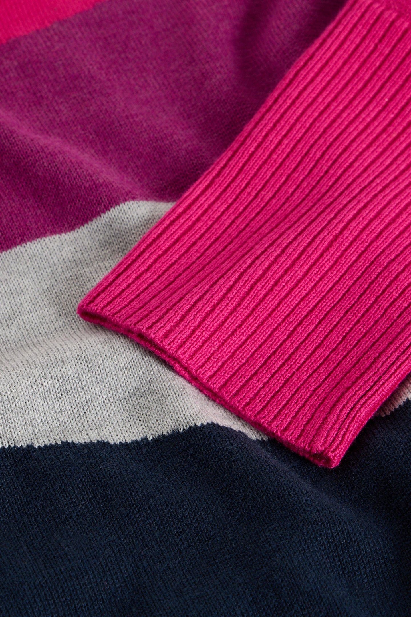 OLIVE COLOURBLOCK JUMPER PLUM MULTI 3