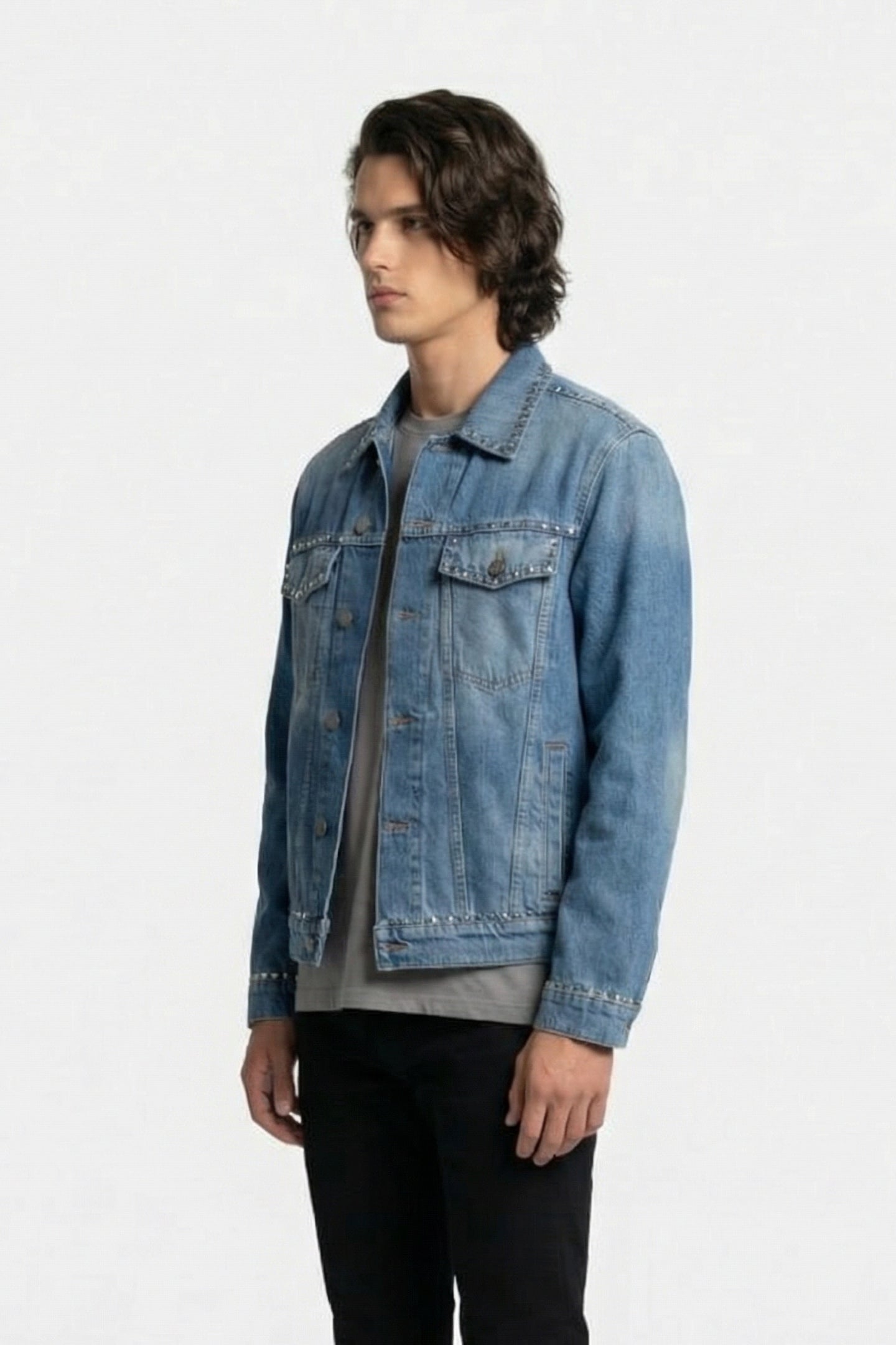 ARTU OUTERWEAR LIGHT BLUE WORN 3