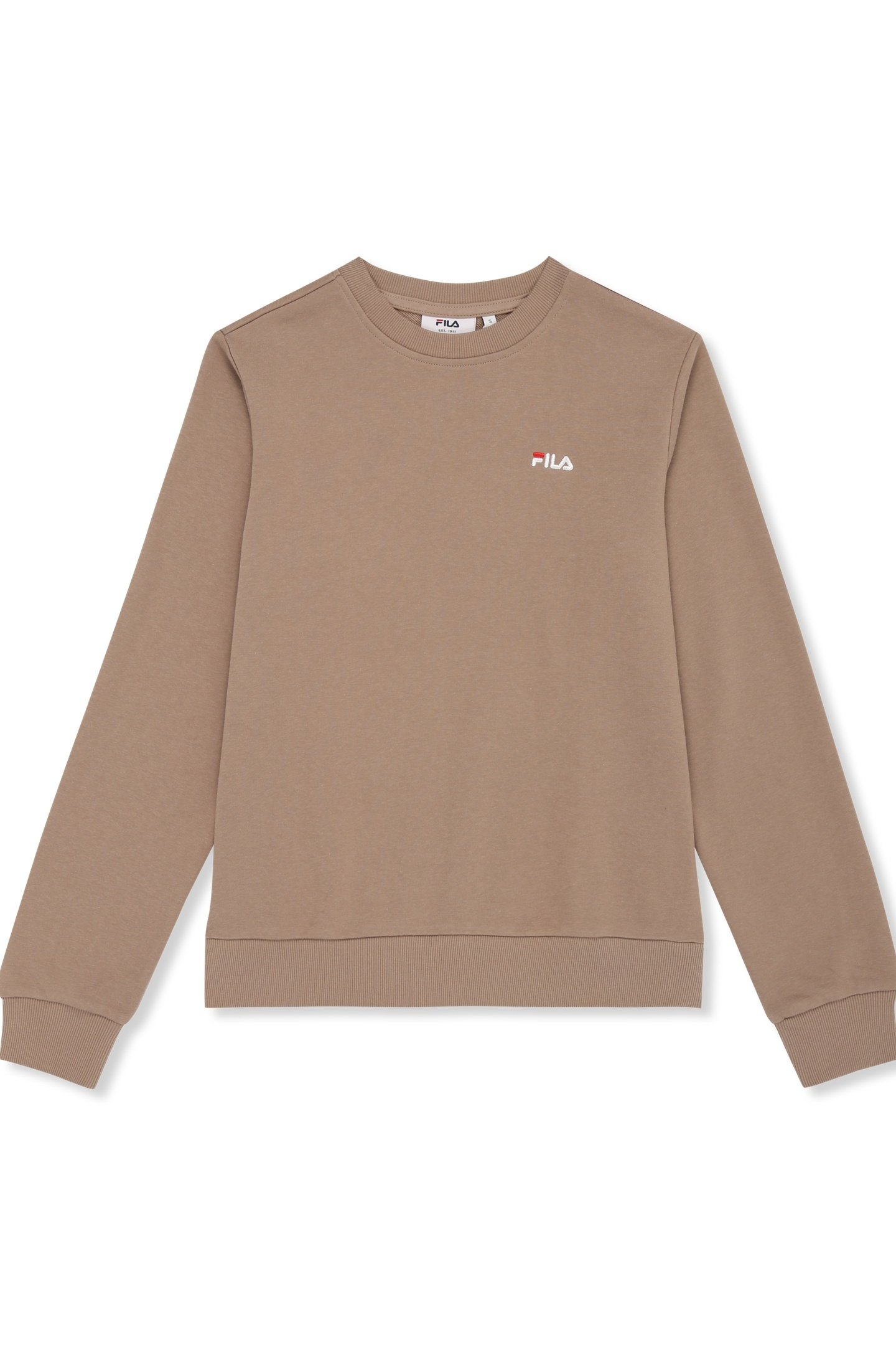LIERNA REGULAR CREWNECK SWEATSHIRT TAUPE GRAY 5