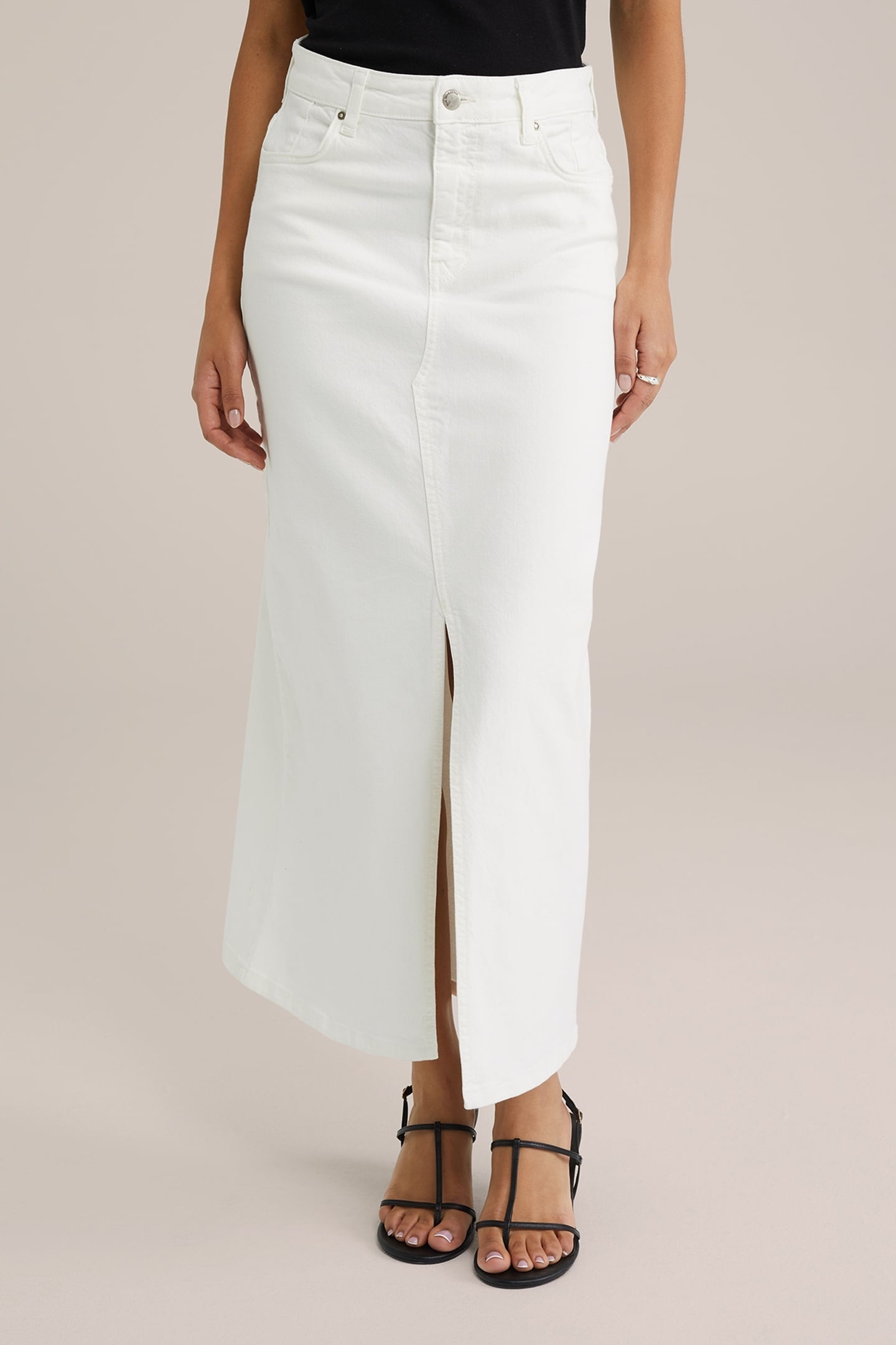 SKIRT MAXI LENGTH OFF-WHITE 2