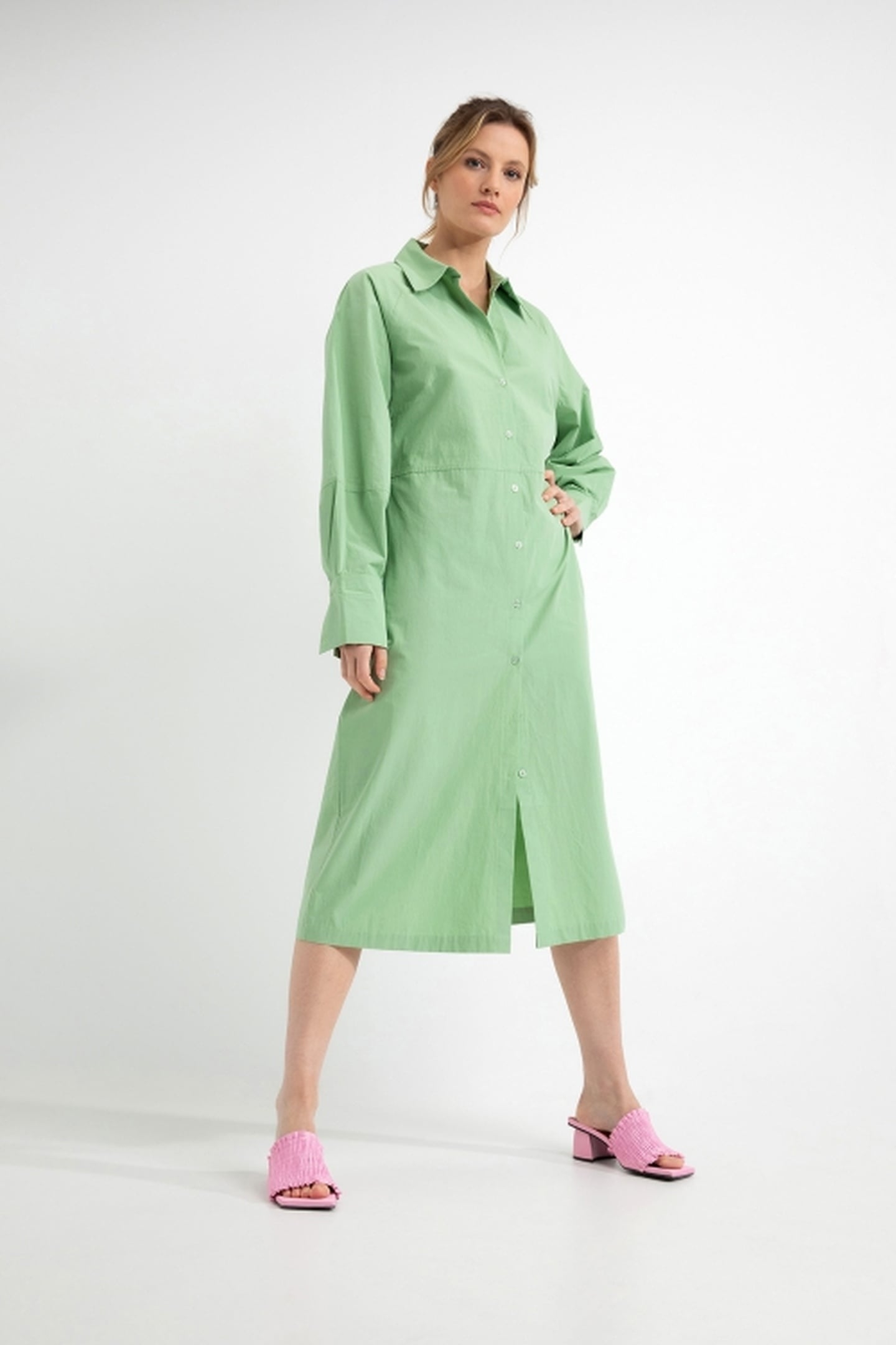 DEX DRESS SEA GREEN 1