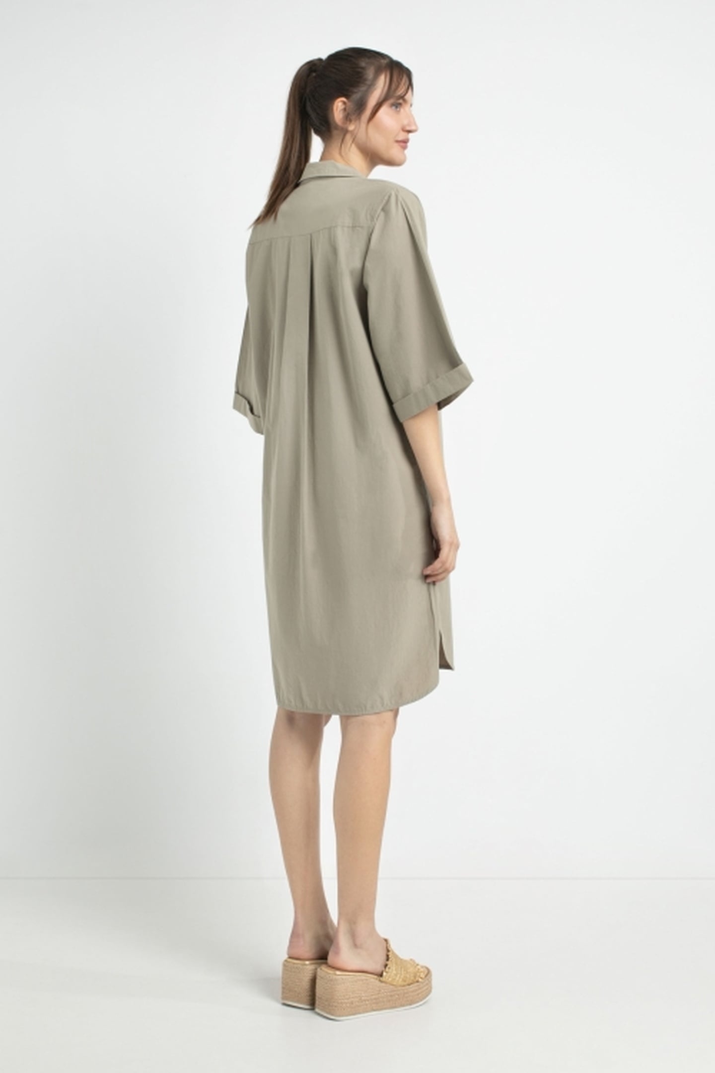 JASMINE DRESS LIGHT OLIVE 4
