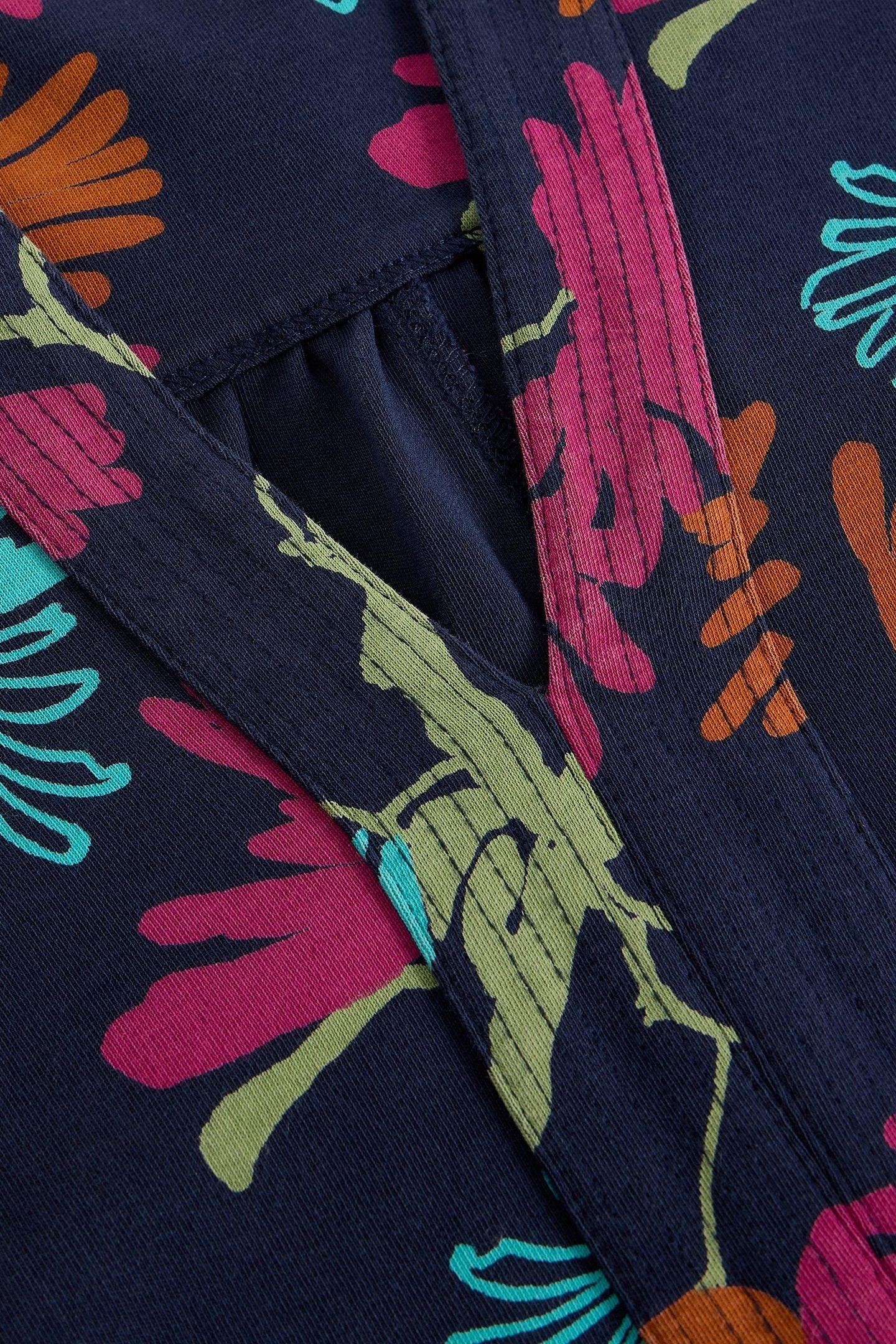 JUNE DRESS NAVY MULTI 5