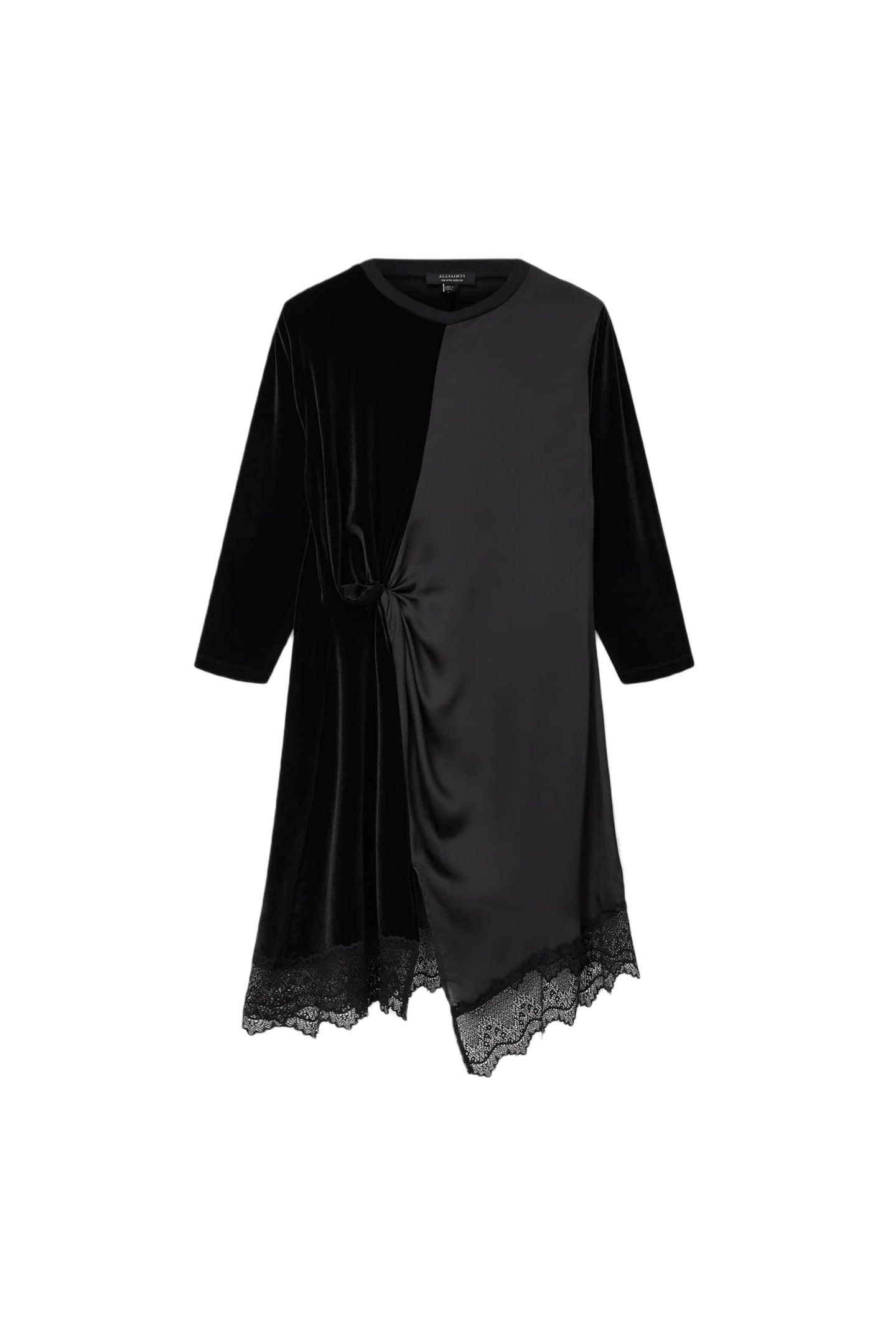 LANA VELVET DRESS BLACK 4