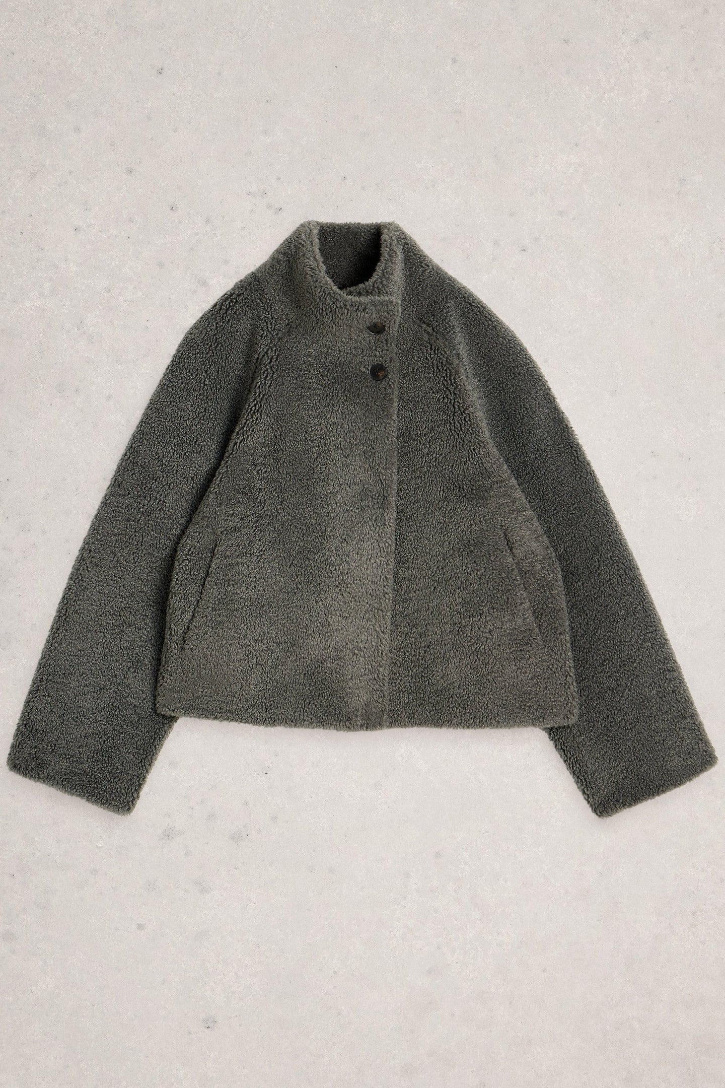 ADLEY REVERSIBLE BORG JACKET GREY MULTI 3