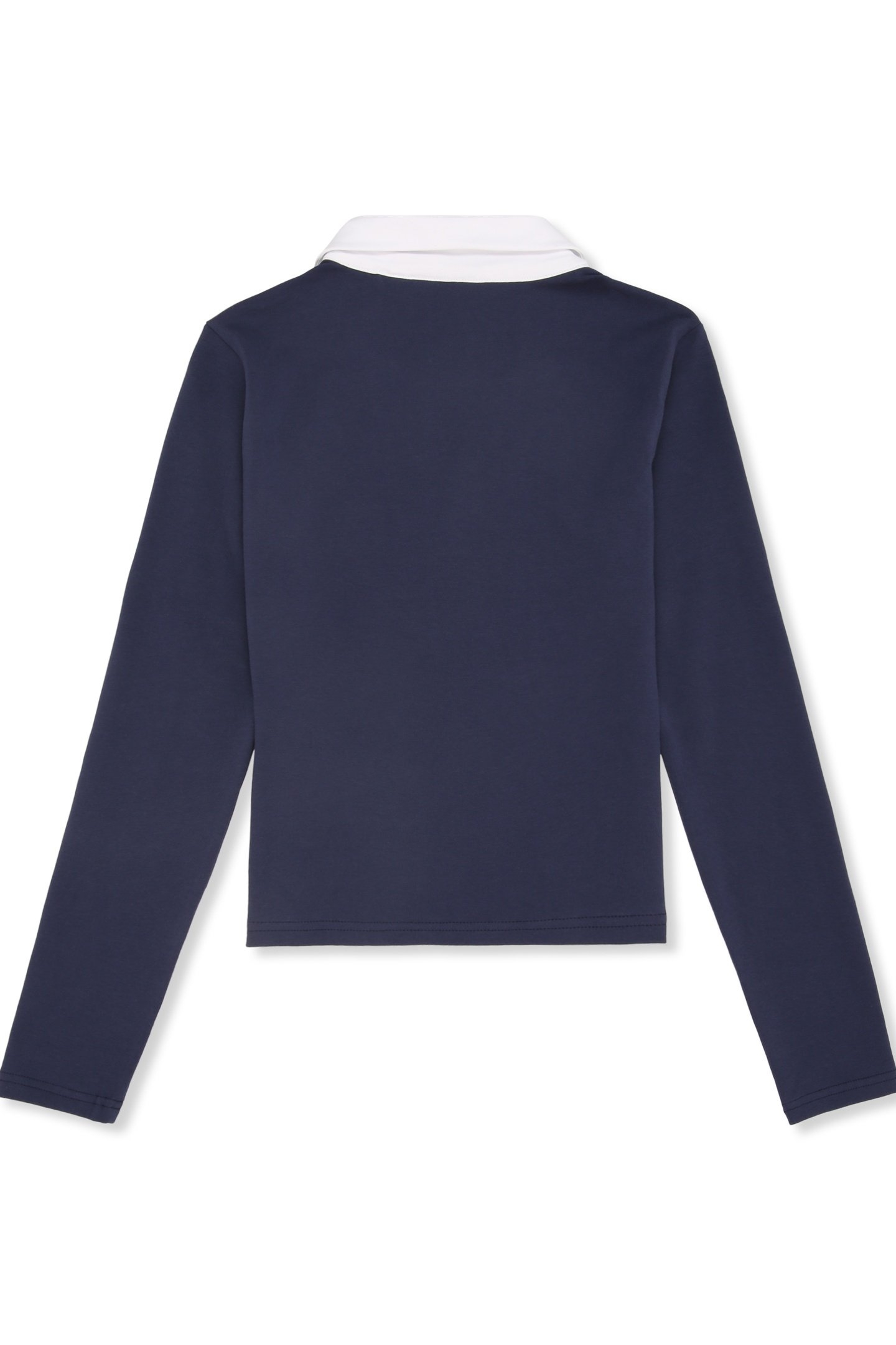 CERRIONE SLIM JOHNNY COLLAR TOP BLACK IRIS 4