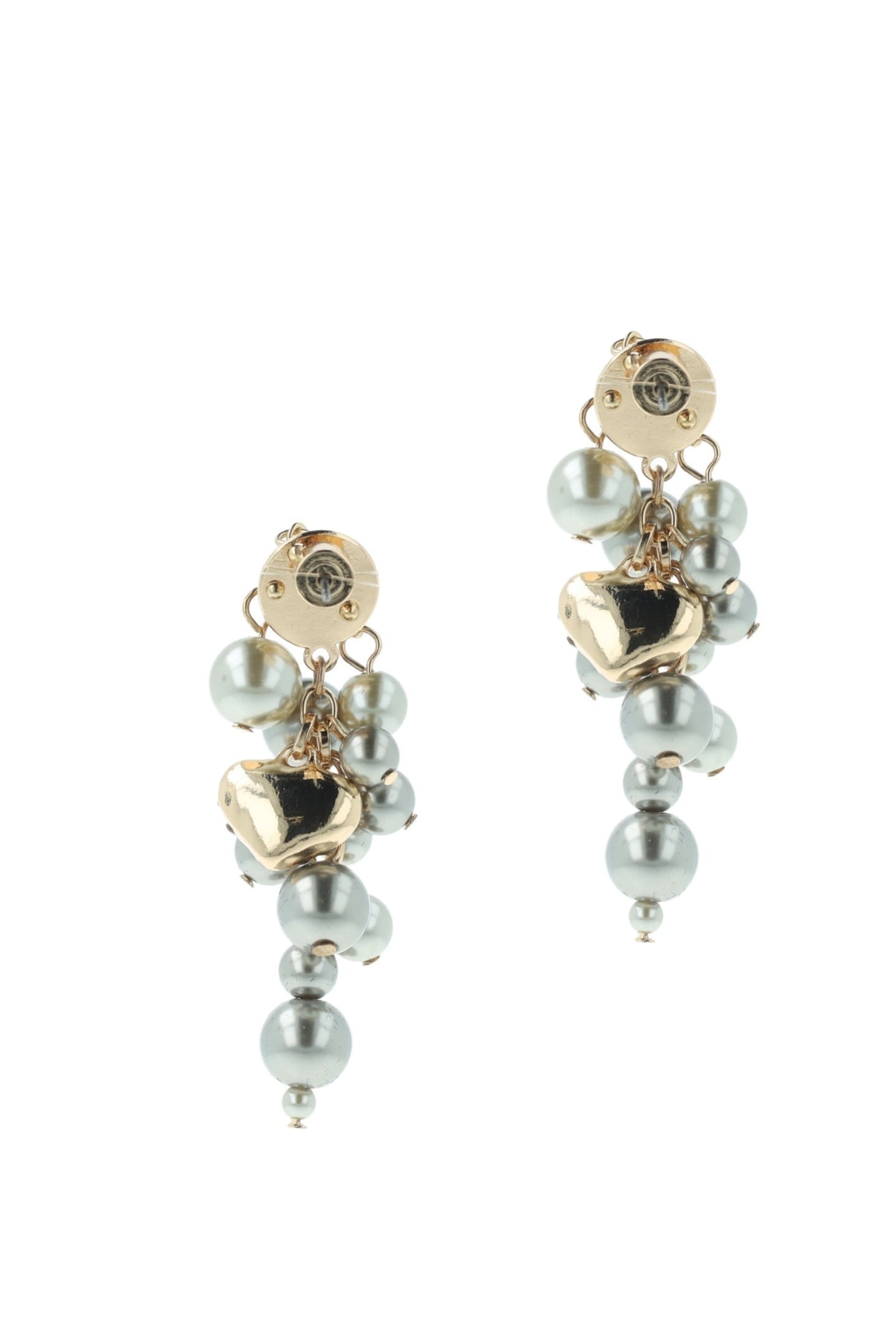 ULTIMATE PEARL EARHANGERS GREY 2