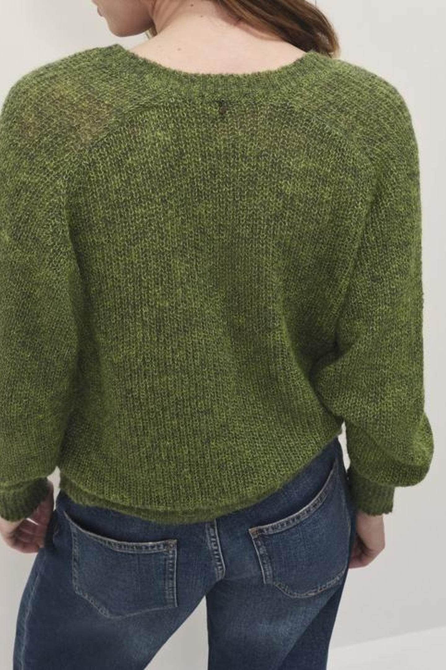 TASHA - FANCY KNIT OLIVE SWEATER 3