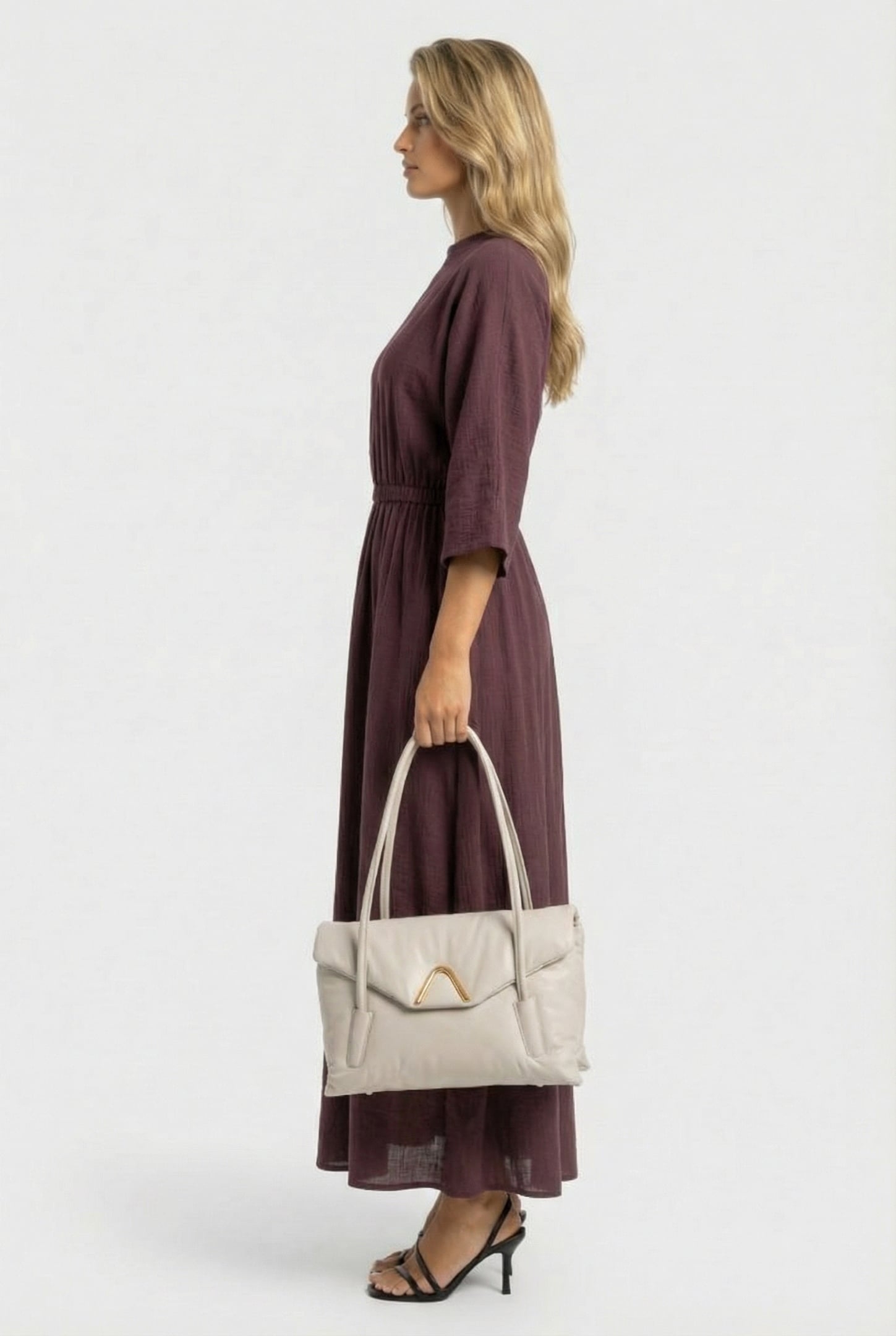 SHOULDER BAG IN PUFFY SMOOTH LEATHER 1