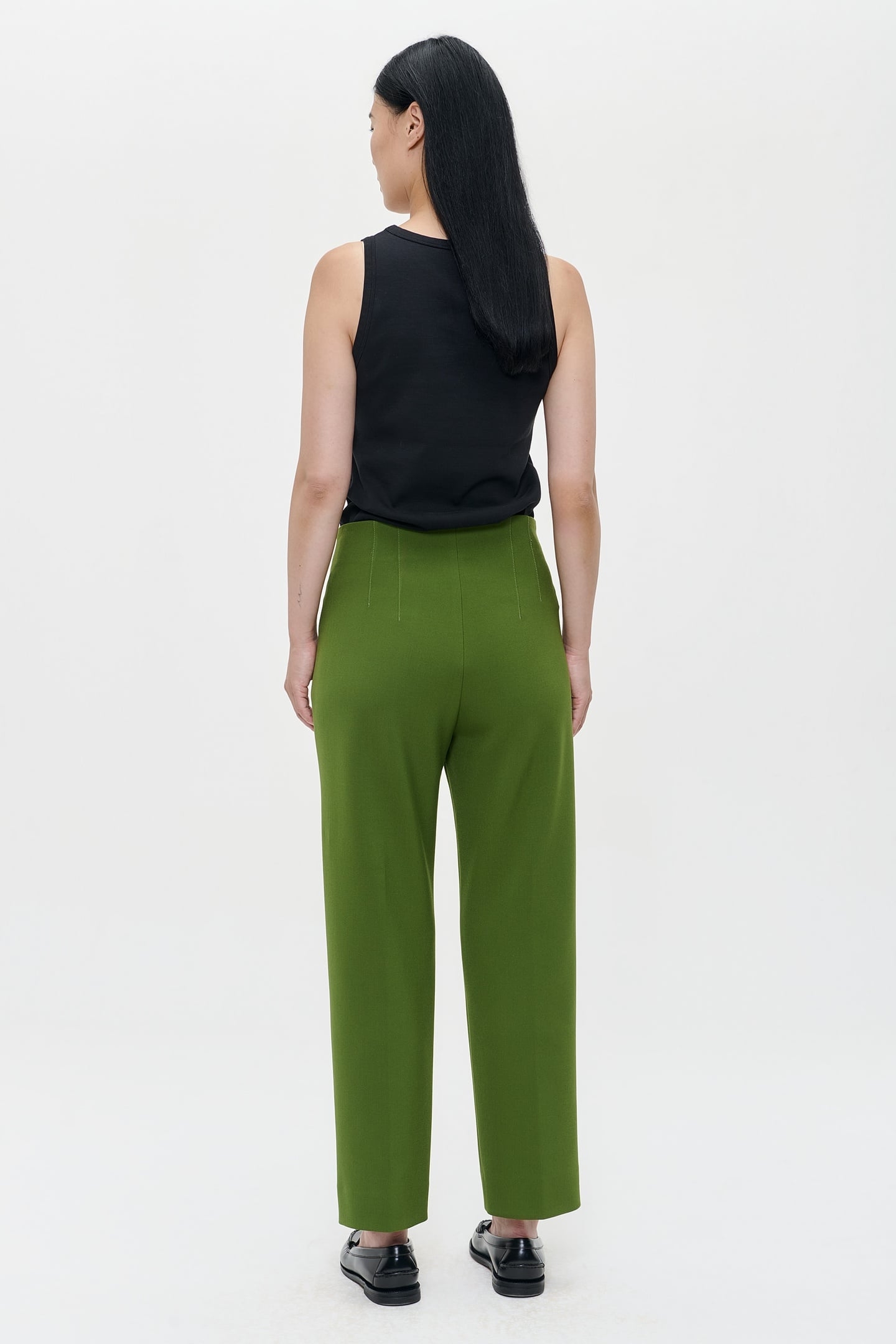 COMPACT STRTCH COLETTE PANTS HERB GREEN 4