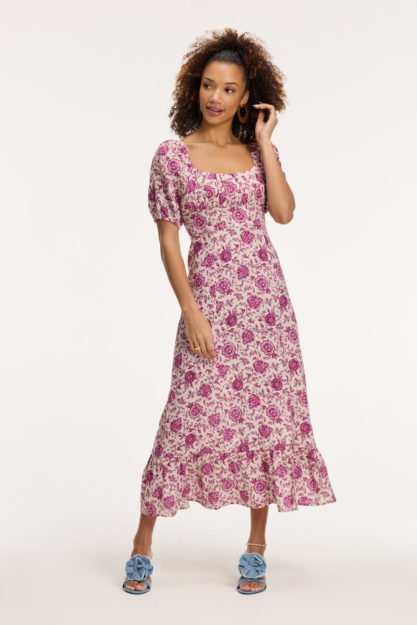 JESS DRESS BOTANIC FLOWER PINK BOTANIC FLOWER 3