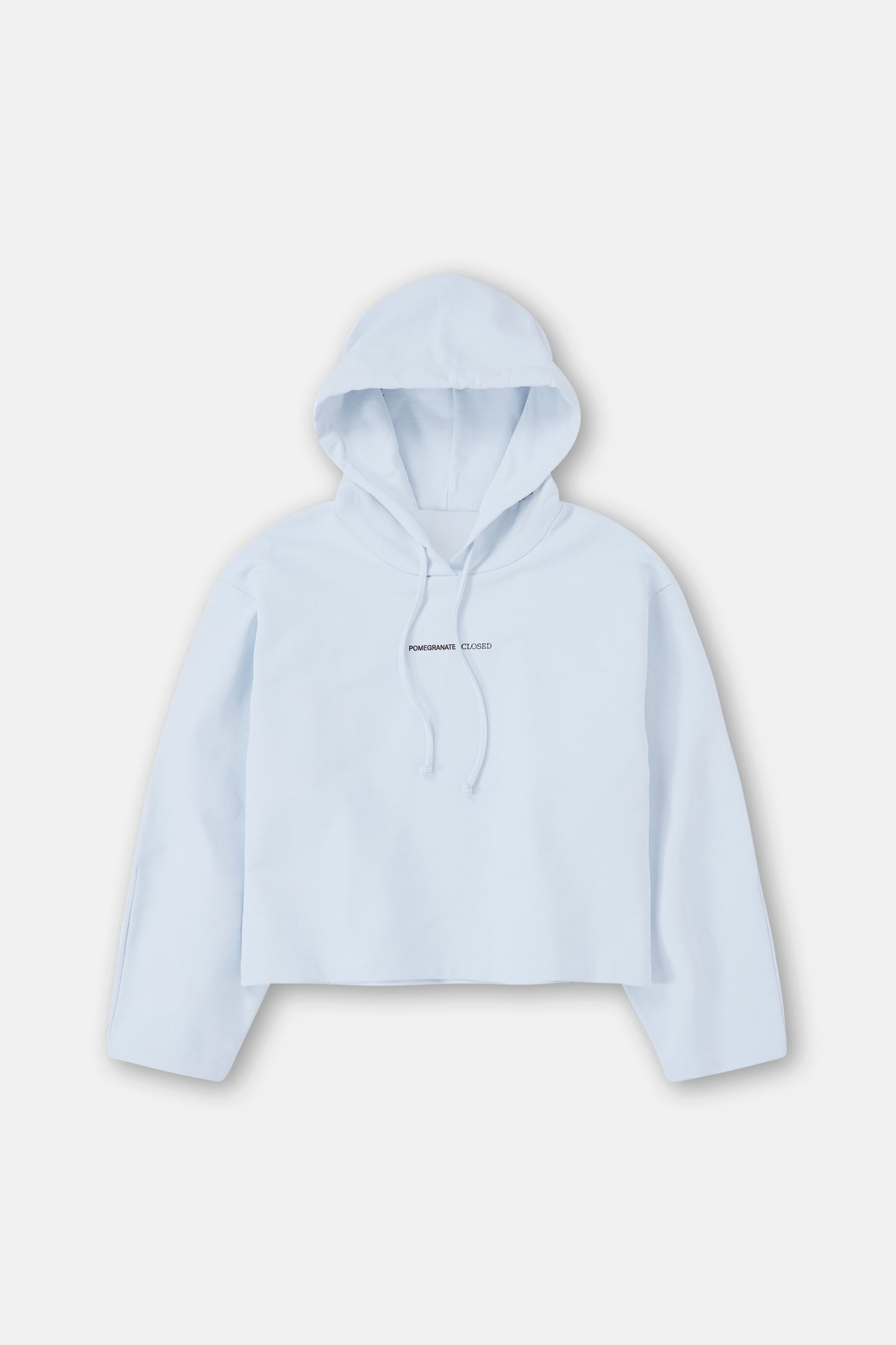 CROPPED HOODIE T-SHIRTS SOFT BLUE 5