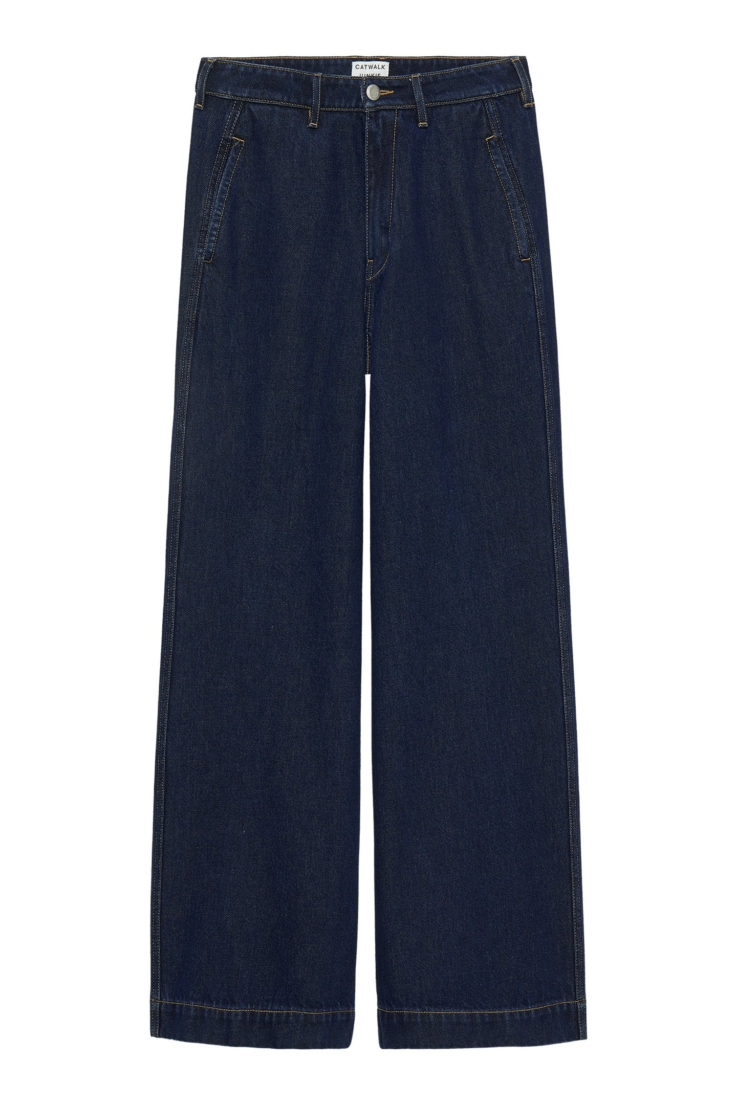 WIDE LEG JEANS DARK BLUE 4