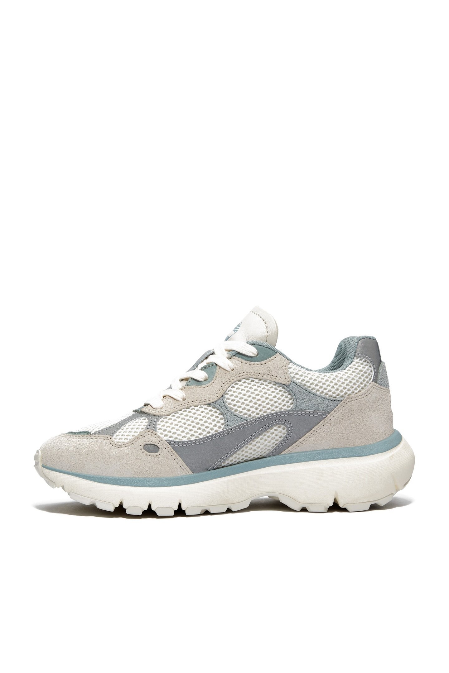 HAZEL LANE LOW LACE UP SNEAKER NATURAL MESH LIGHT BLUE 2