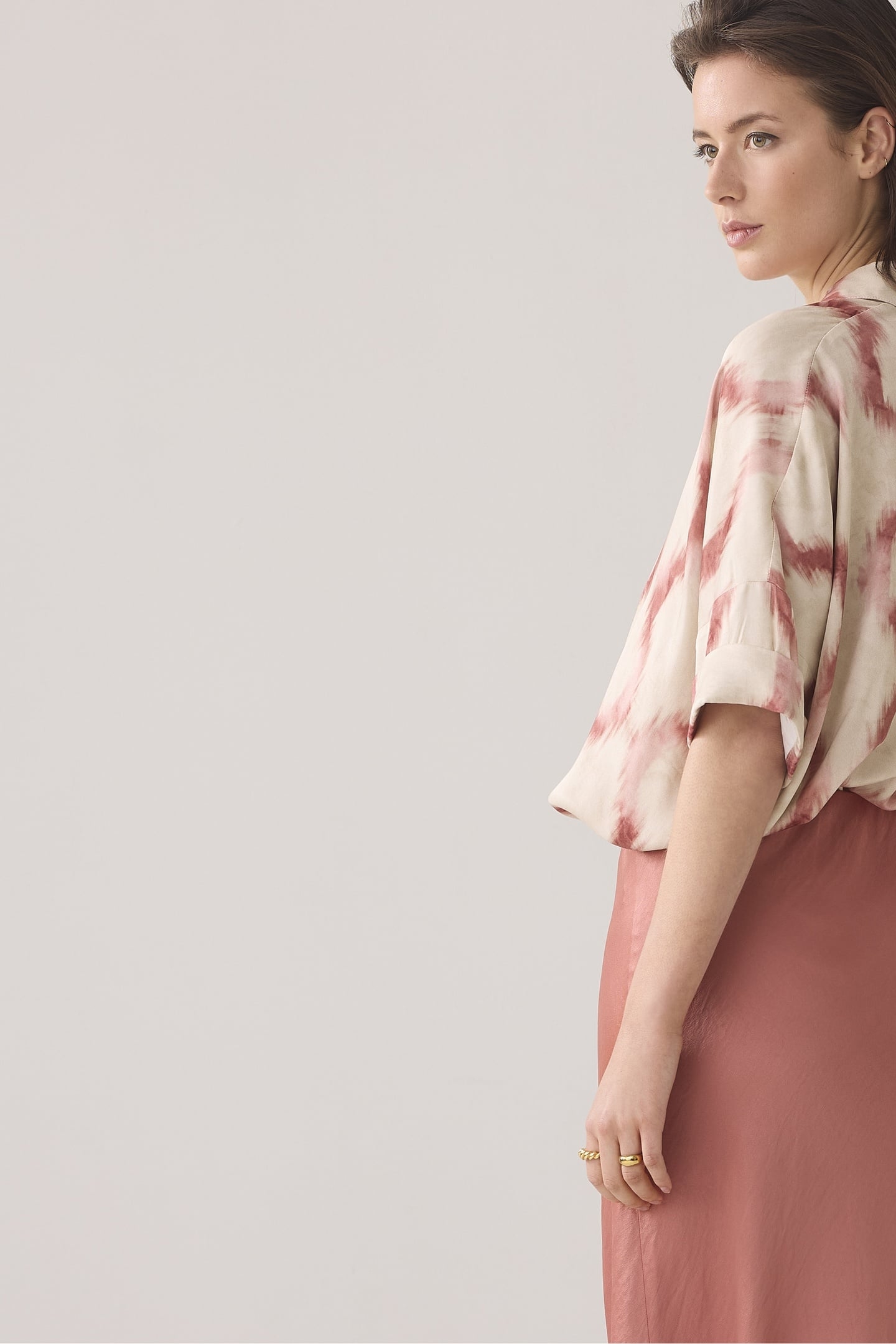 SKIRT HEAVY SILKY TOUCH SEPHIA BLUSH 3