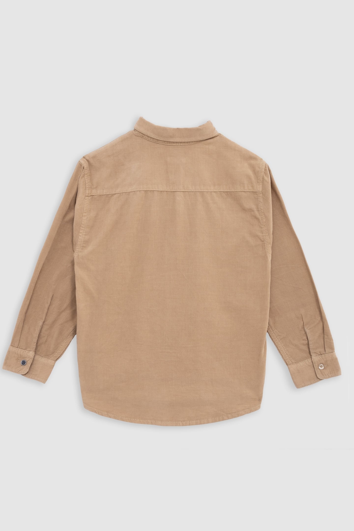 BOY’S CAMEL CORDUROY SHIRT WITH EMBROIDERED LIGHTNING-K 2