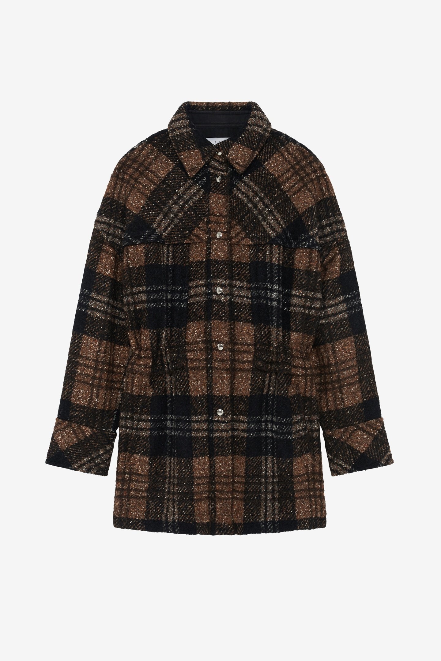 ZAHI OUTERWEAR BLACK/BROWN 4