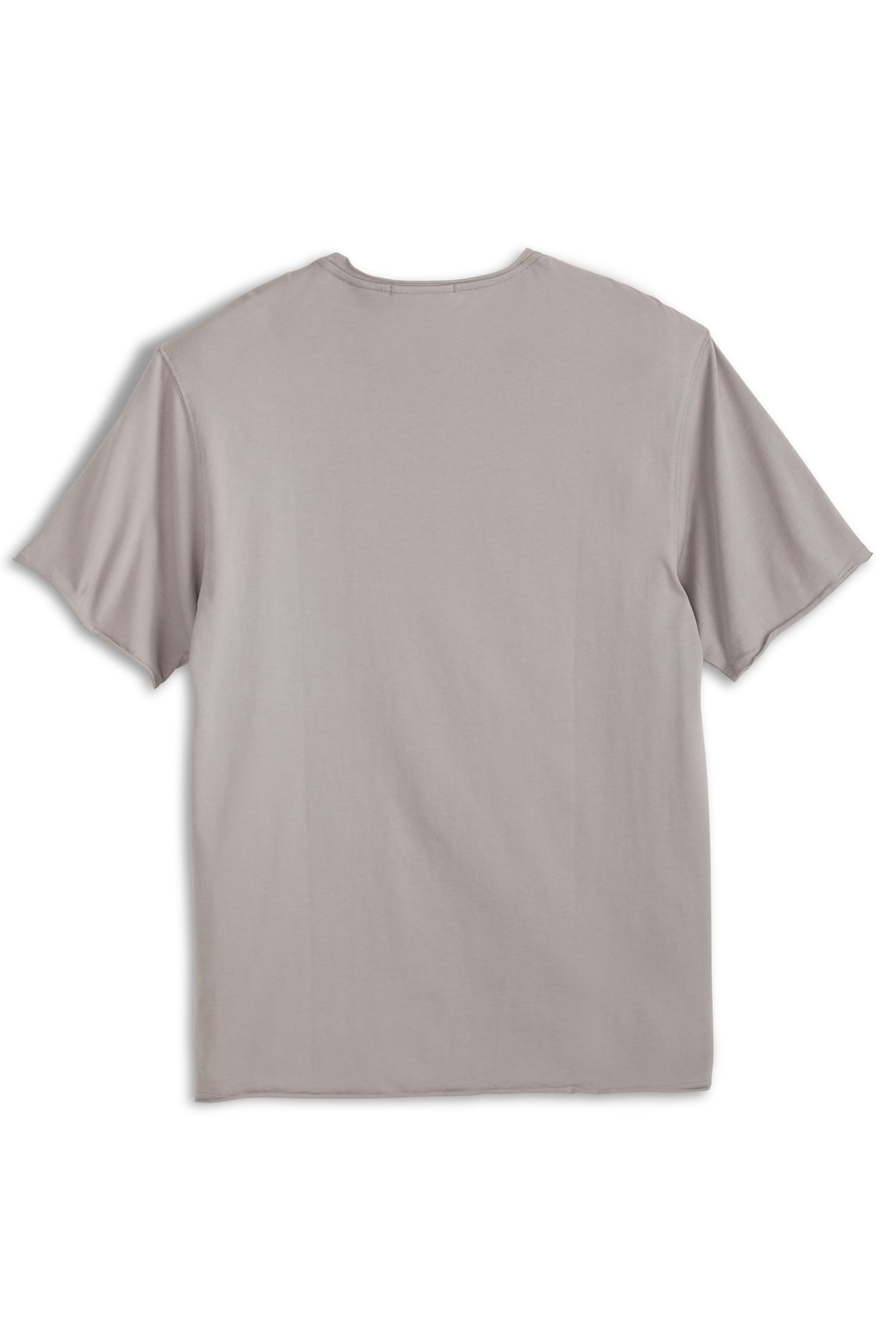 SS ROLL NECK TEE GREY/PURPLE 2