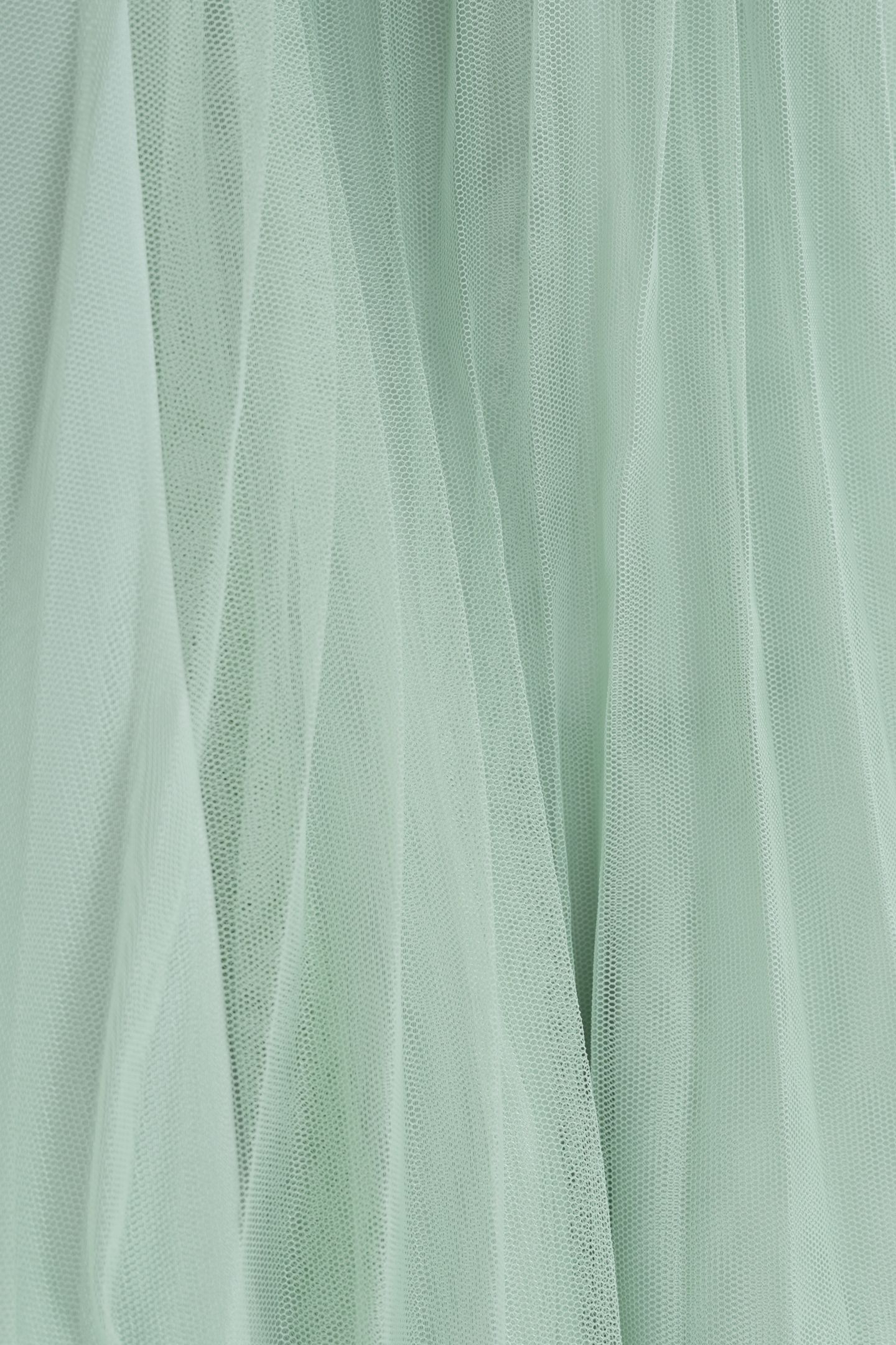 WATER GREEN ASYMMETRICAL PLEATED MIDI SKIRT-TUTU 7