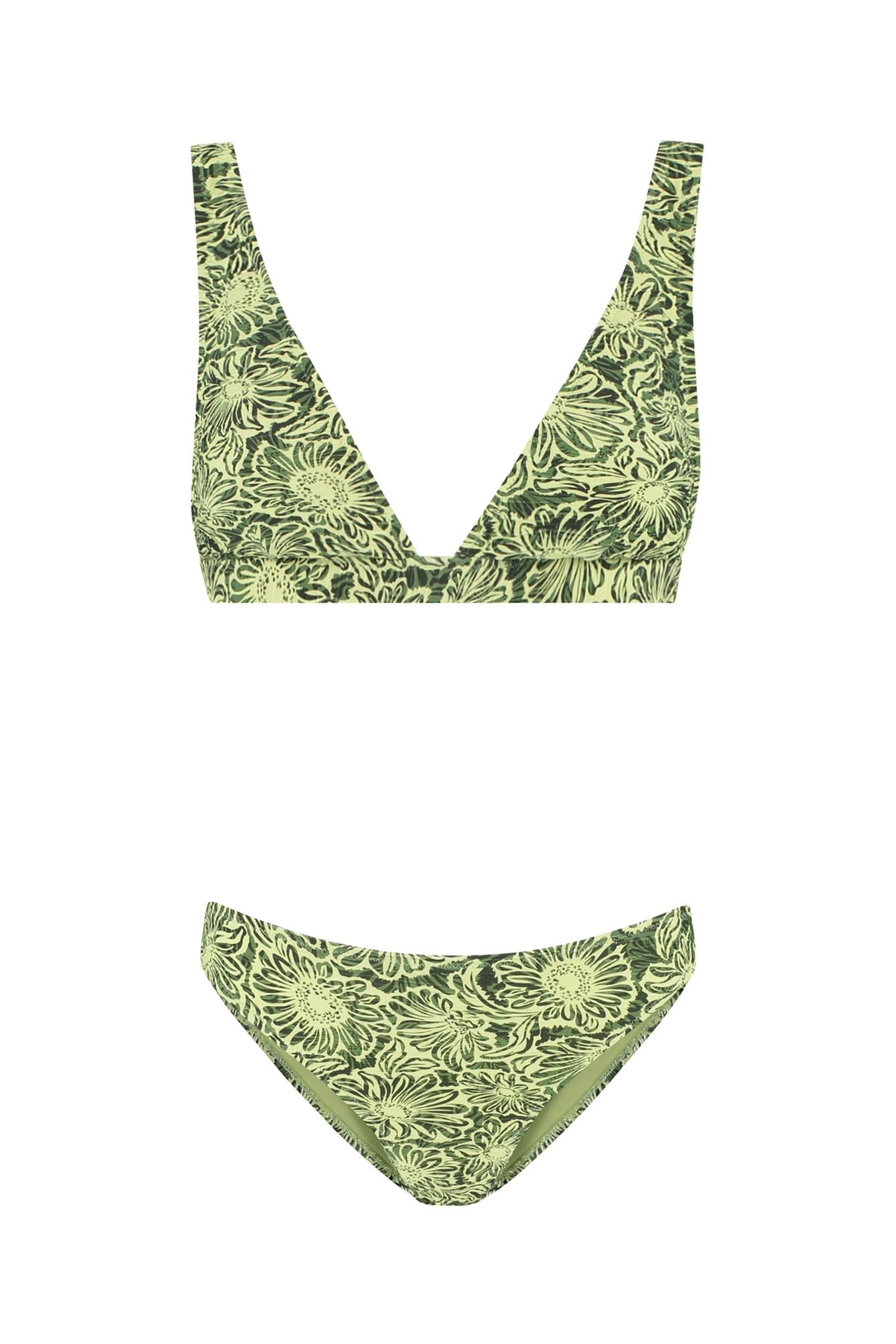 AMY BIKINI SET DAISY BOUQUET GREEN DAISY BOUQUET 5