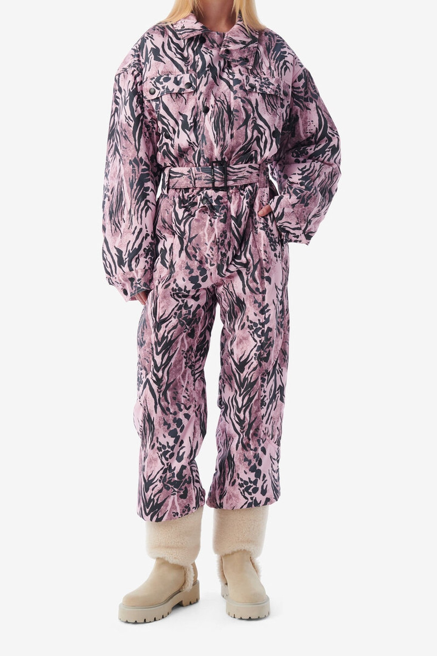 IQUAW23709 JUMPSUIT PINK 1