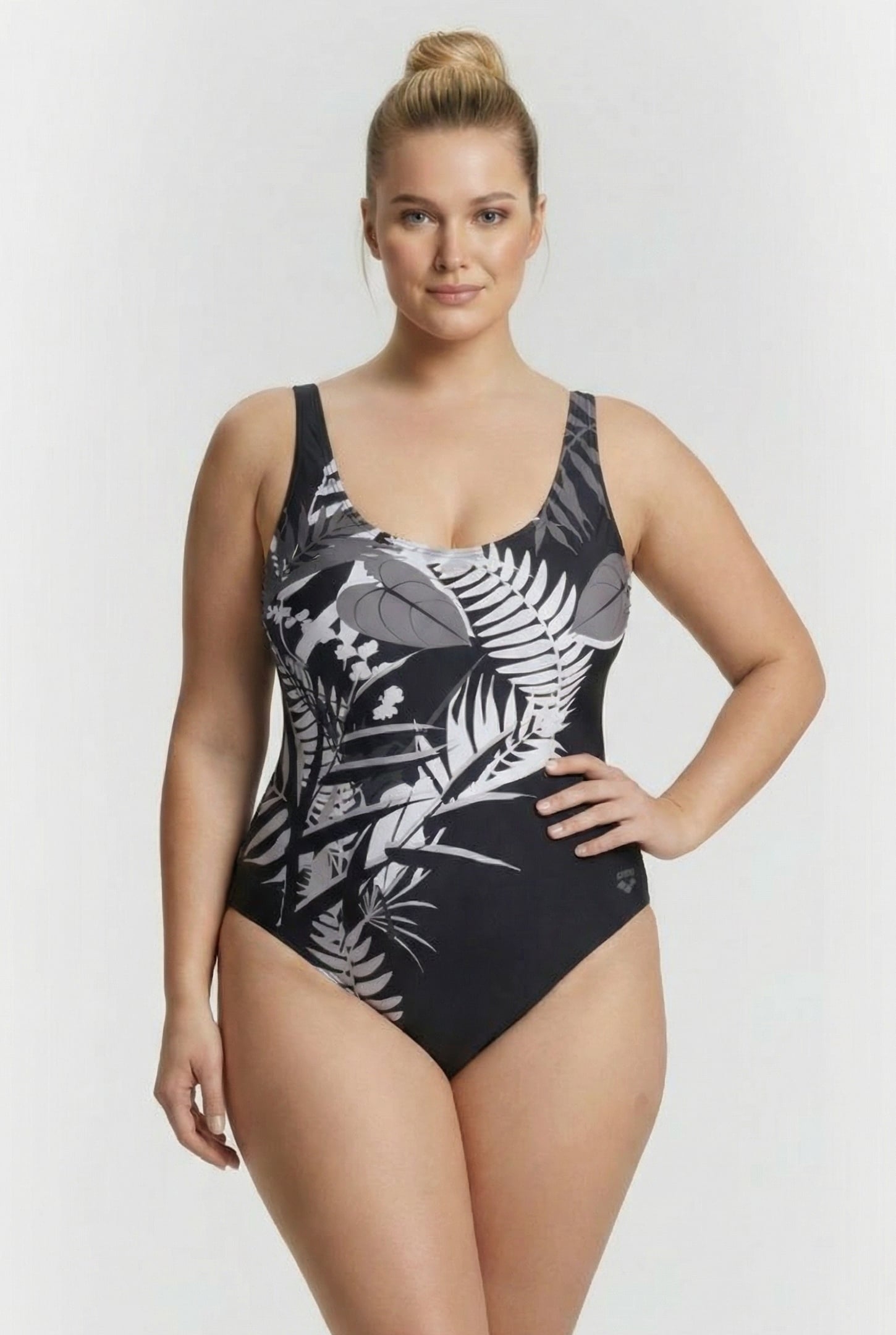 WOMEN'S BODYLIFT SWIMSUIT LUCY LIGHCROSS BLACK MULTI BLACK 1