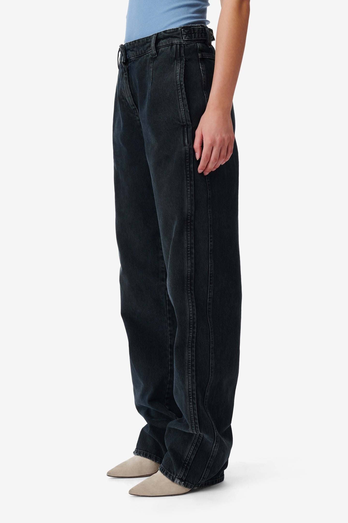 CEAUMAR TROUSER BLUE BLACK USED 4