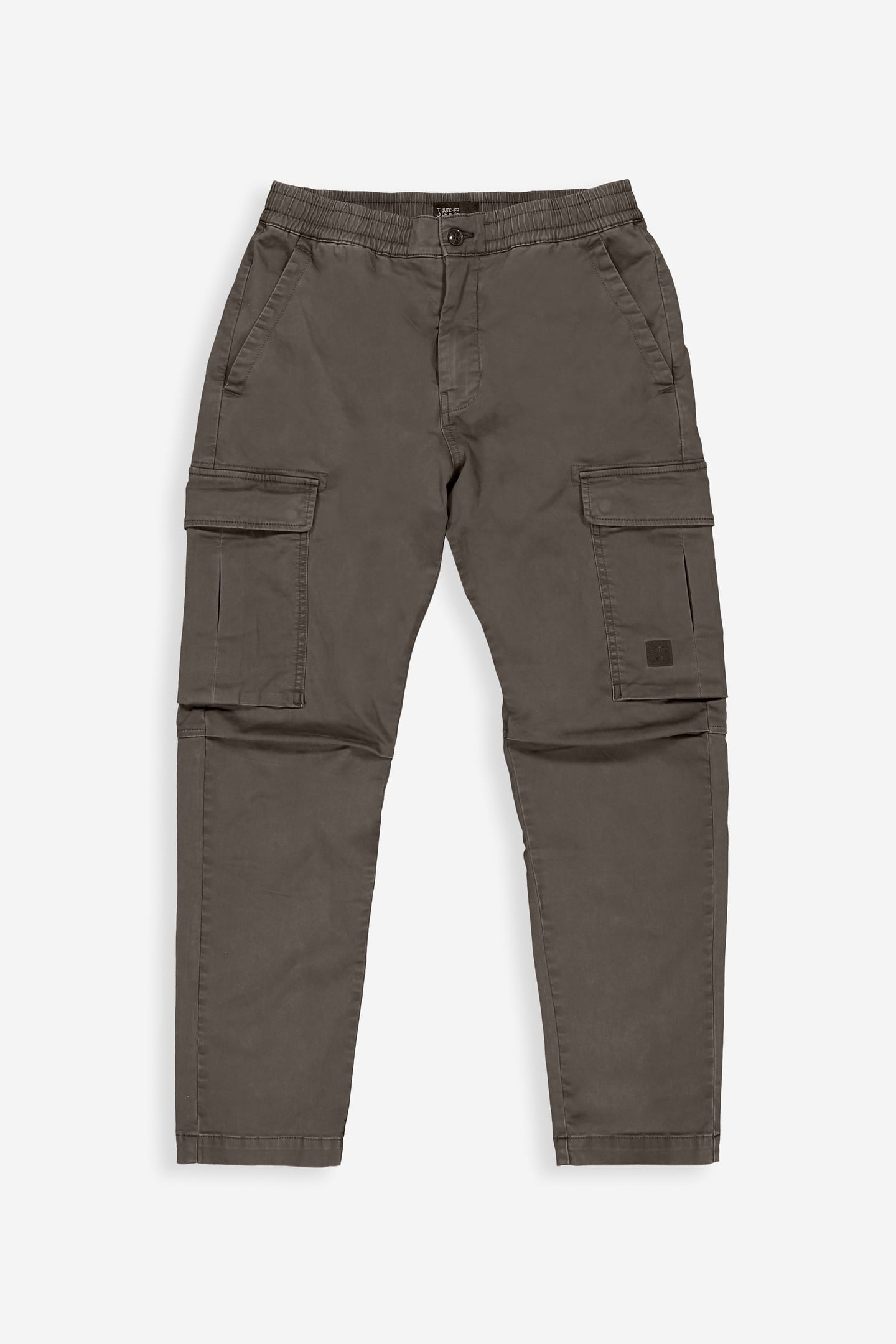 TRISTAN SLIM SATEEN CARGO MOCHA BROWN 3