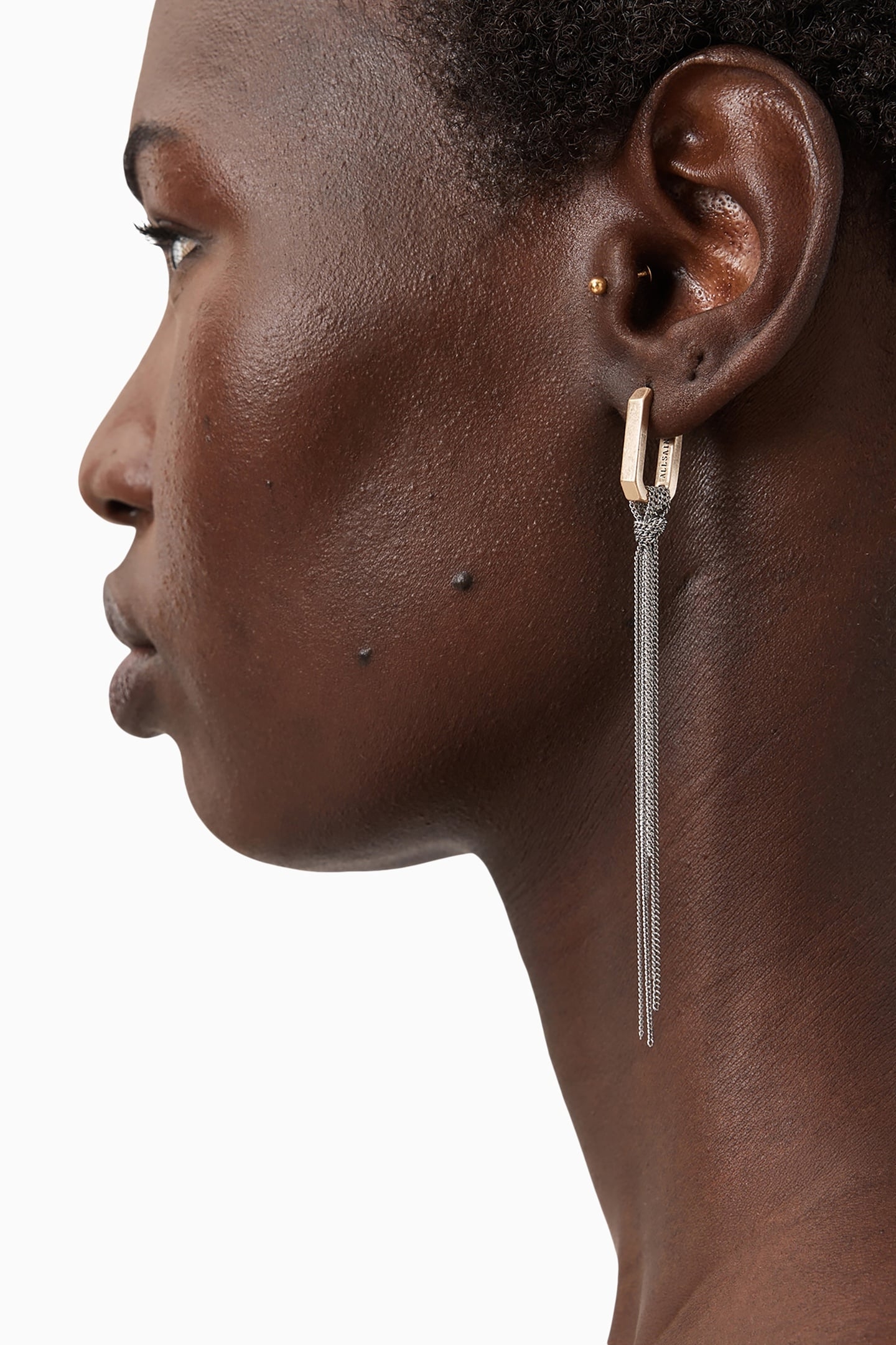 CORRINE DROP EARRING WARM BRASS MIX 4