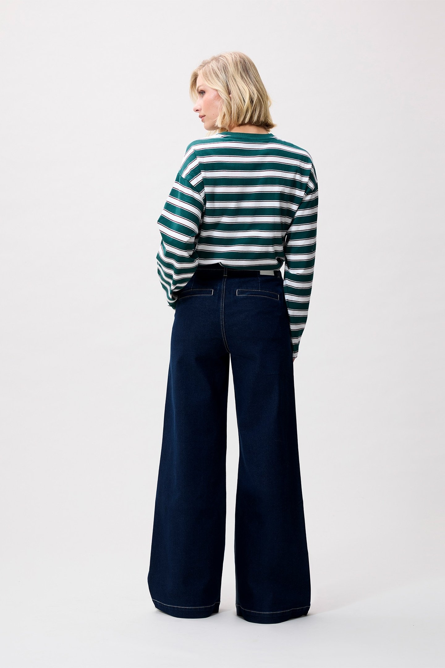 TAILORED JEANS DARK BLUE 3