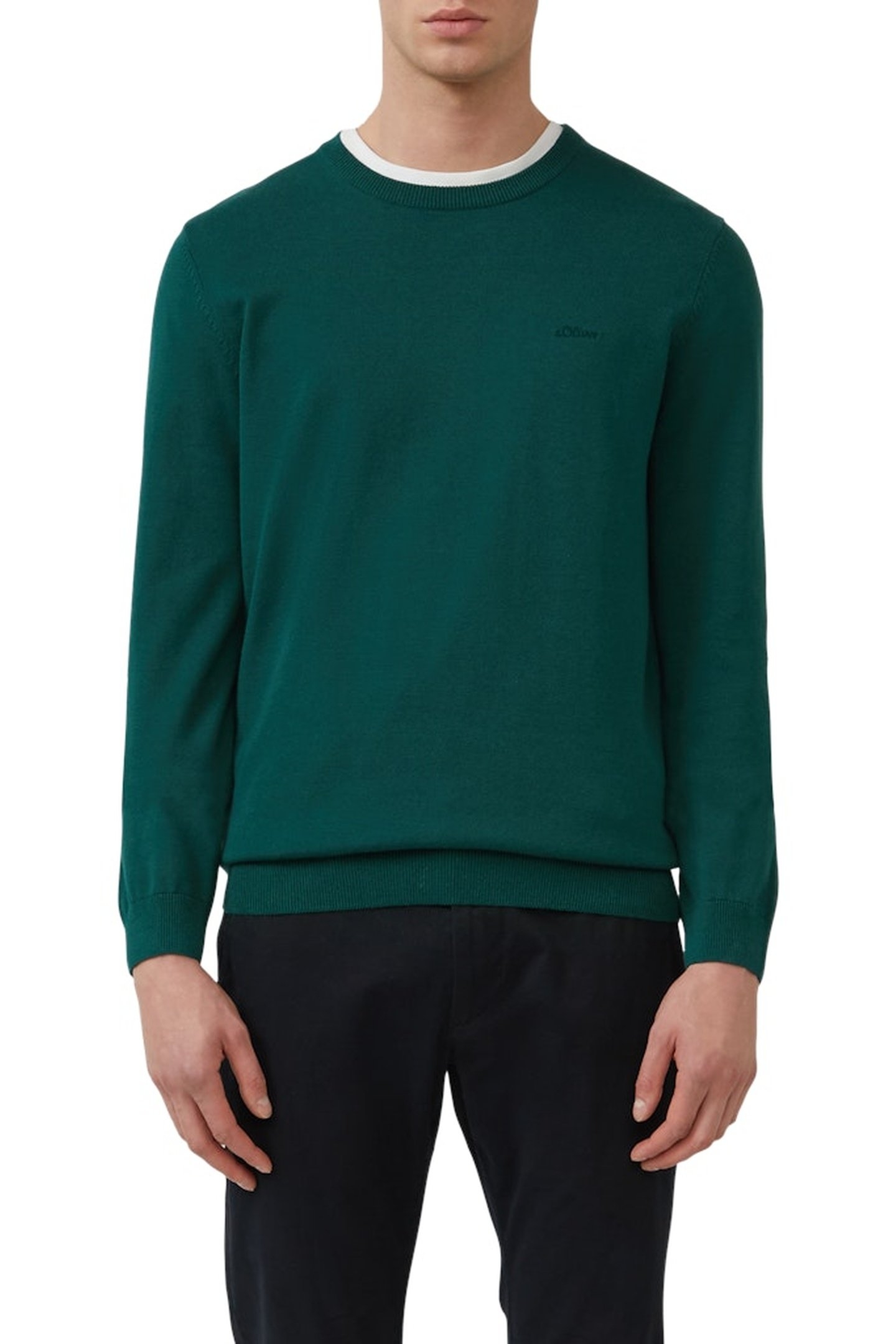 S.OLIVER PULLOVER GREEN-DARK 3