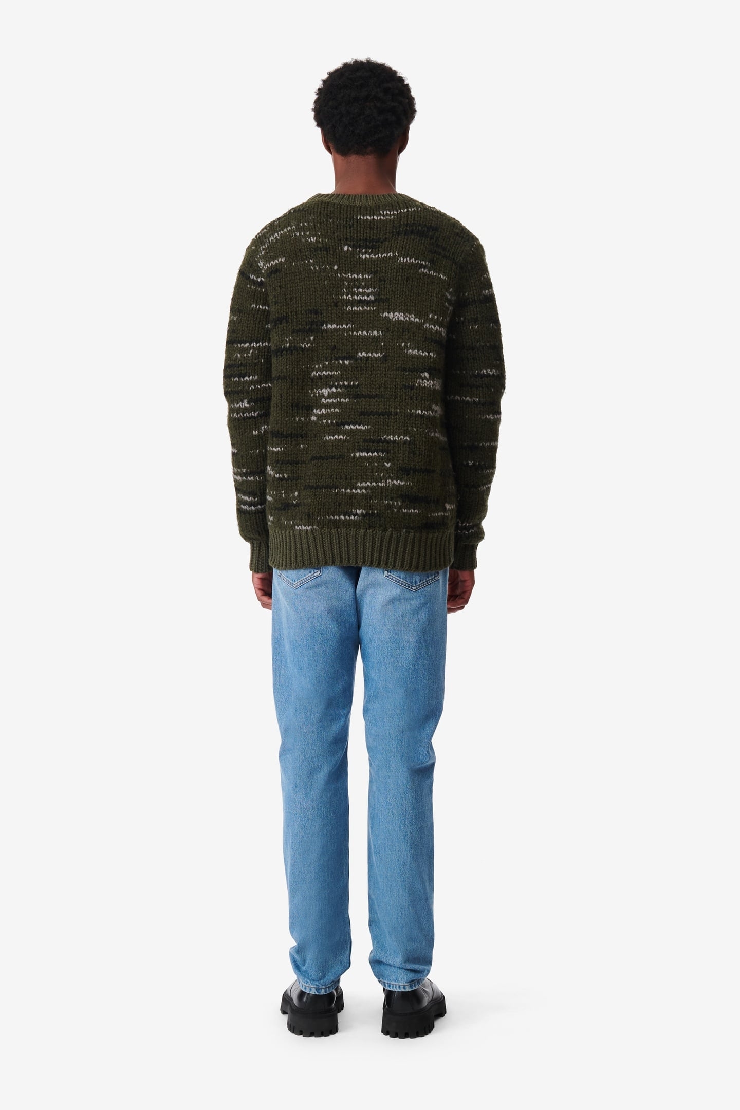 BAPO PULLOVER KHAKI/BLACK 3