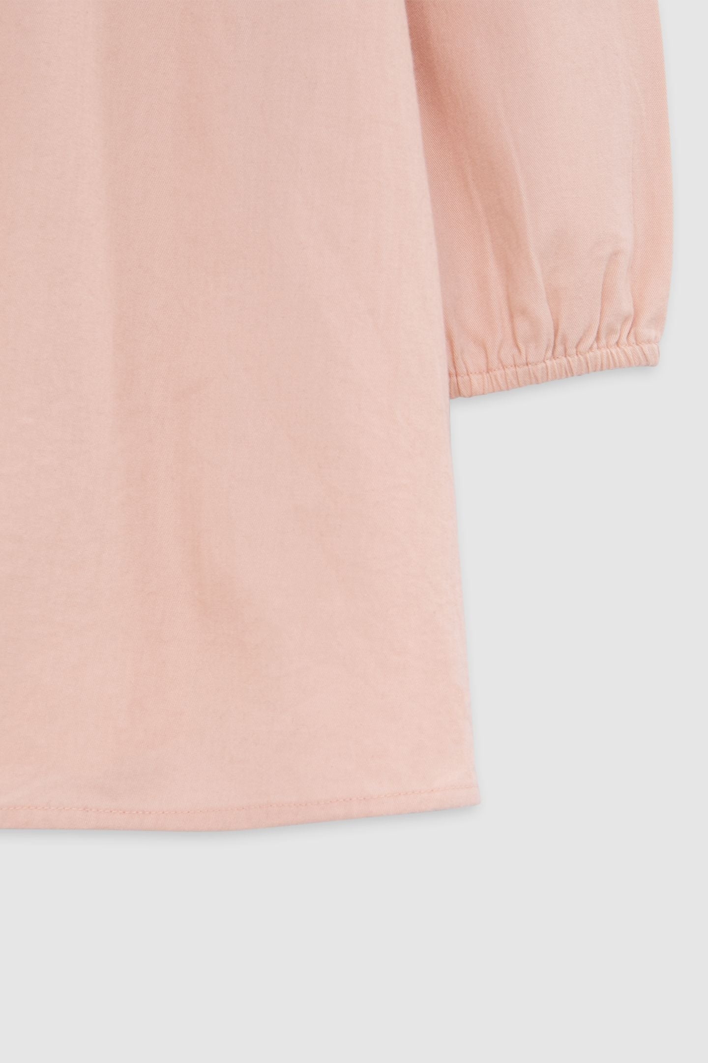 GIRL'S PINK DRESS WITH ART DECO BIRD EMBROIDERY 4