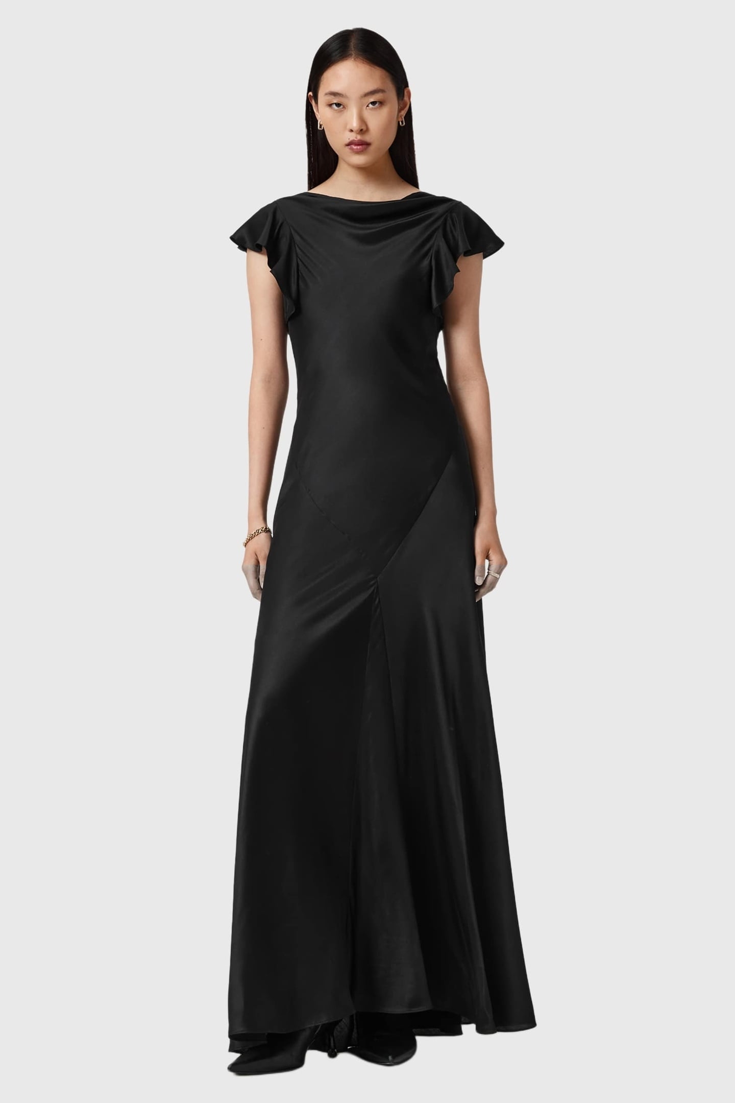 FLORA DRESS BLACK 2