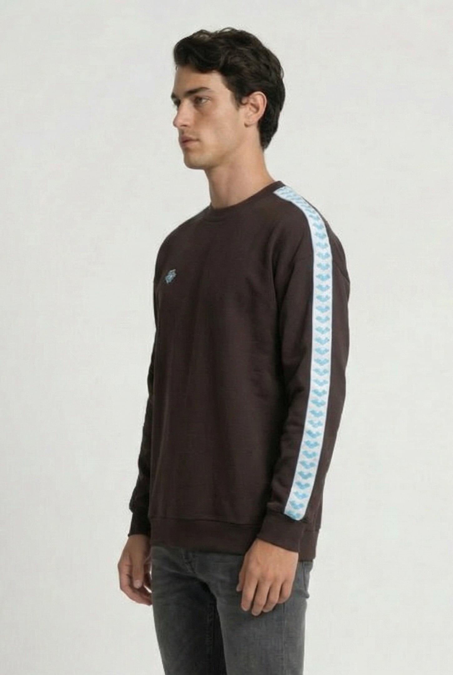 UNISEX SWEAT TEAM OVERSIZE ESPRESSO WHITE MINT 6