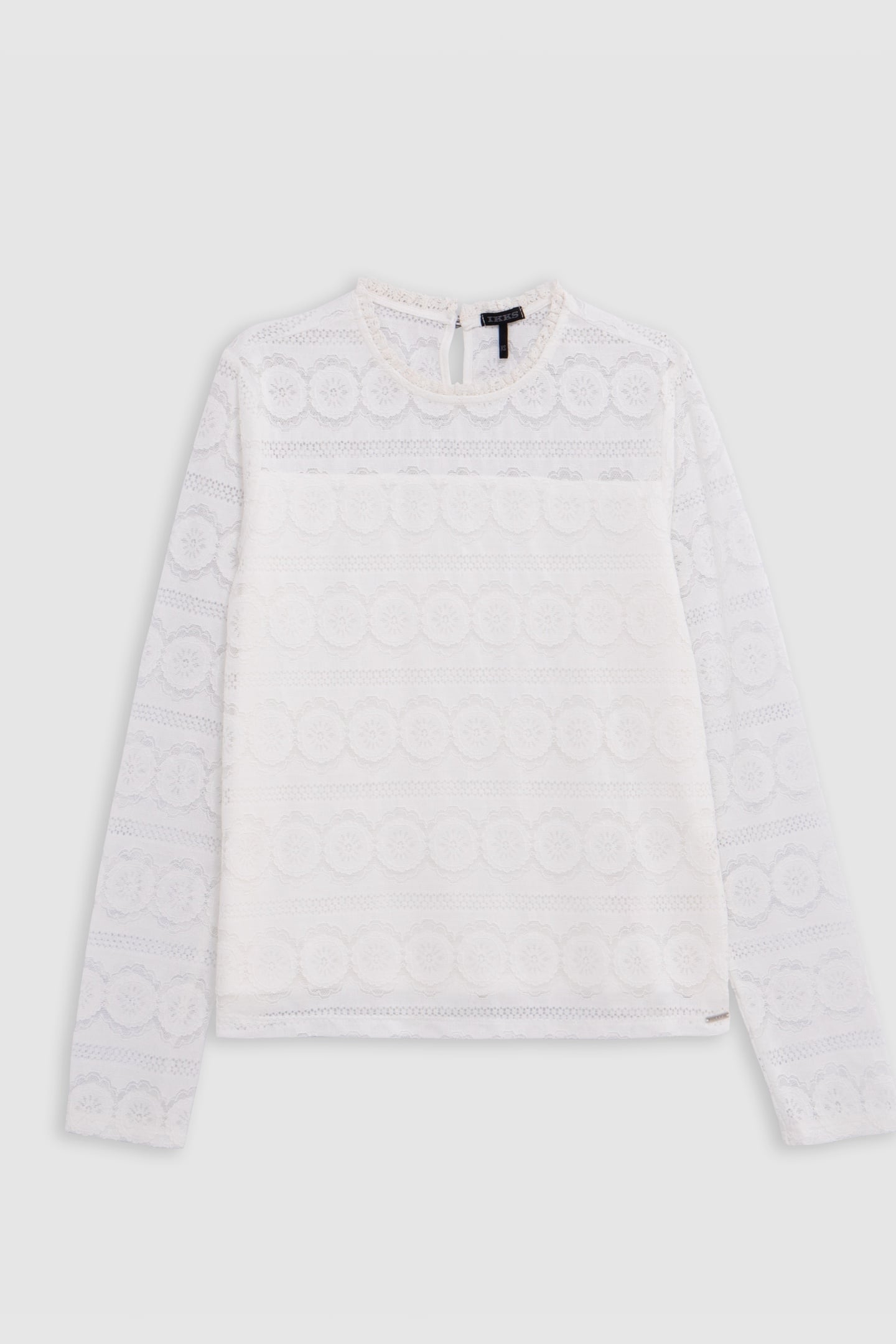 GIRL'S ECRU LACE BLOUSE 1